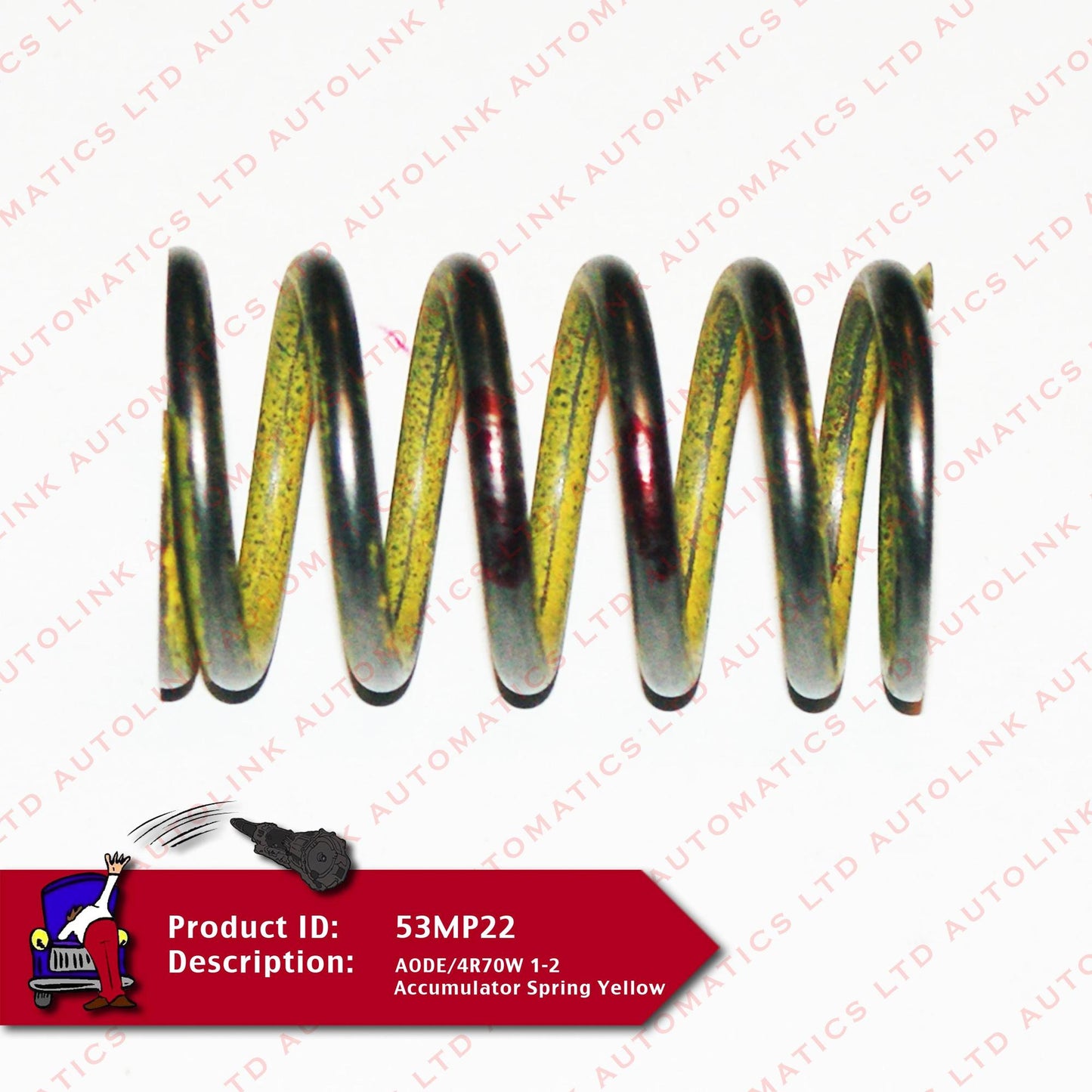 AODE/4R70W 1-2 Accumulator Spring Yellow