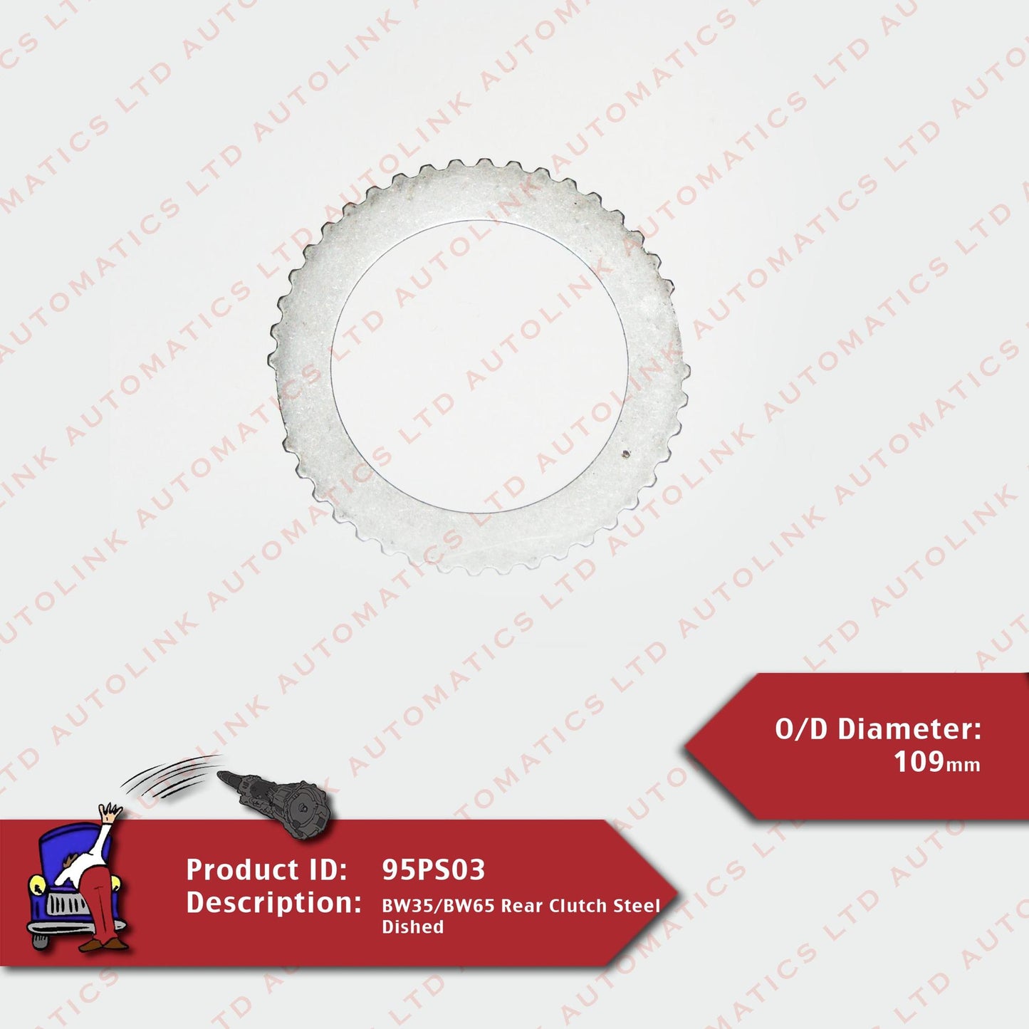 BW35/BW65 Rear Clutch Steel Dished