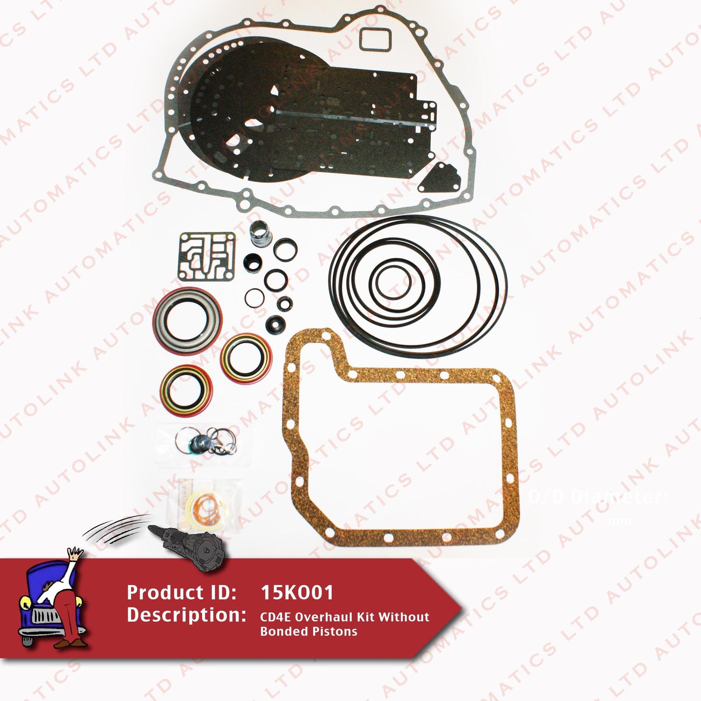 CD4E Overhaul Kit Without Bonded Pistons