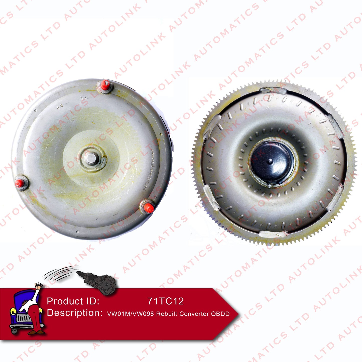 VW01M/VW098 Rebuilt Converter QBDD