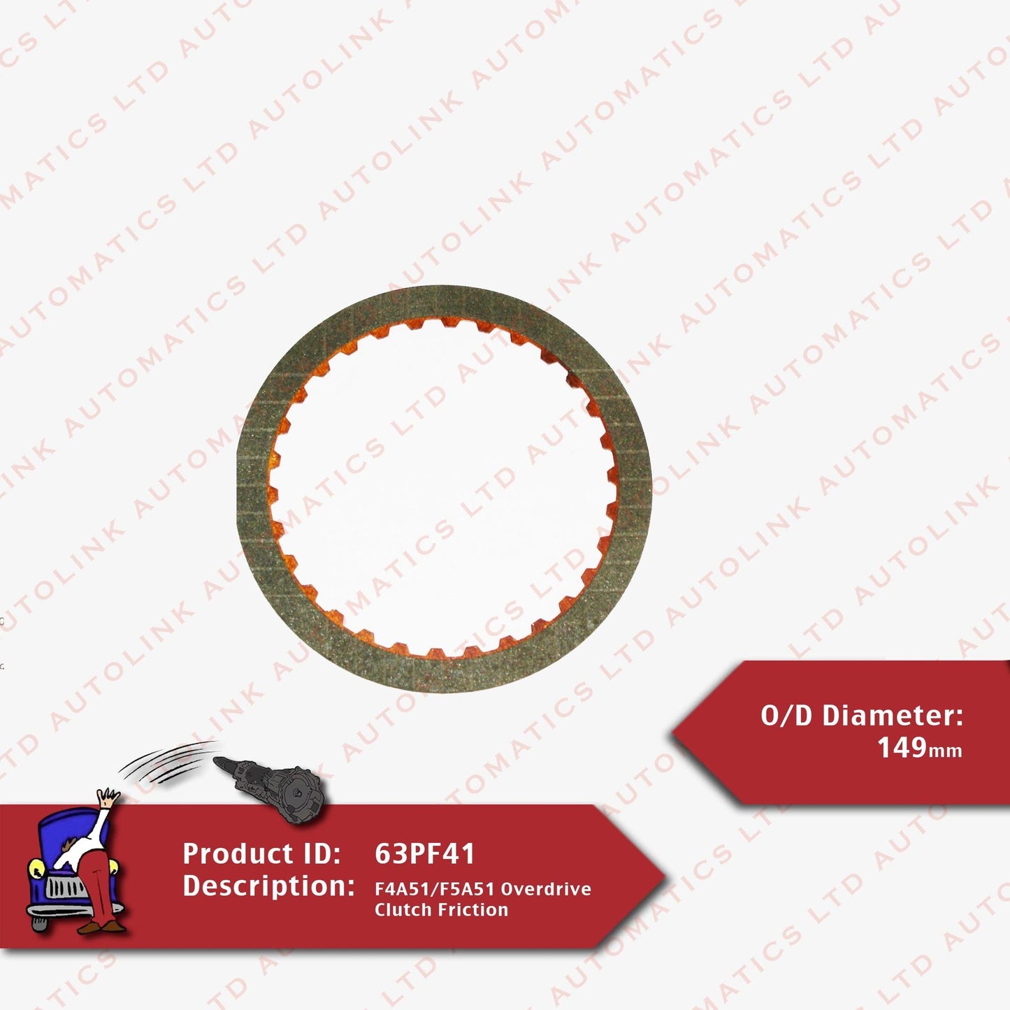 F4A51/F5A51 Overdrive Clutch Friction