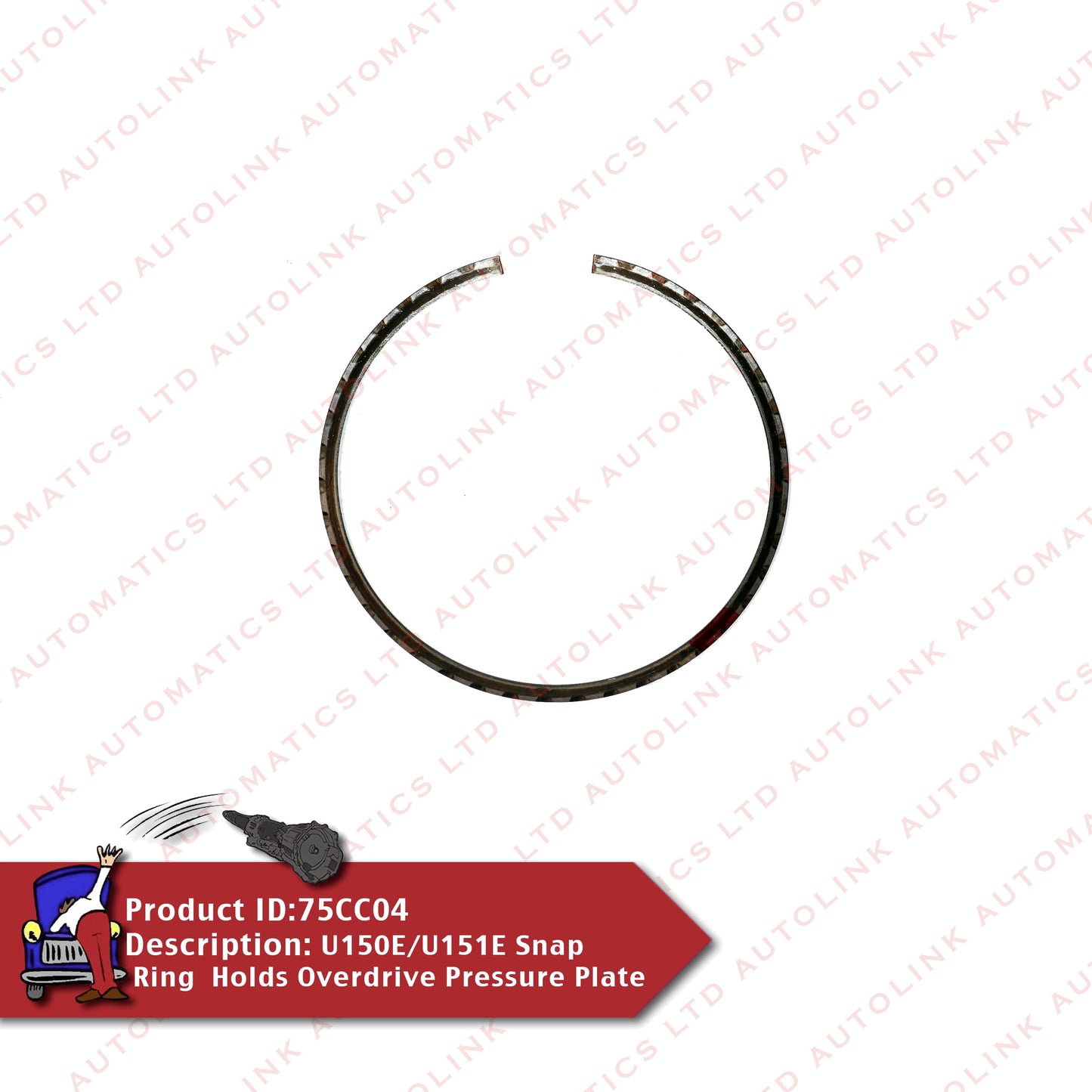 U150E/U151E Snap Ring Holds Overdrive Pressure Pla