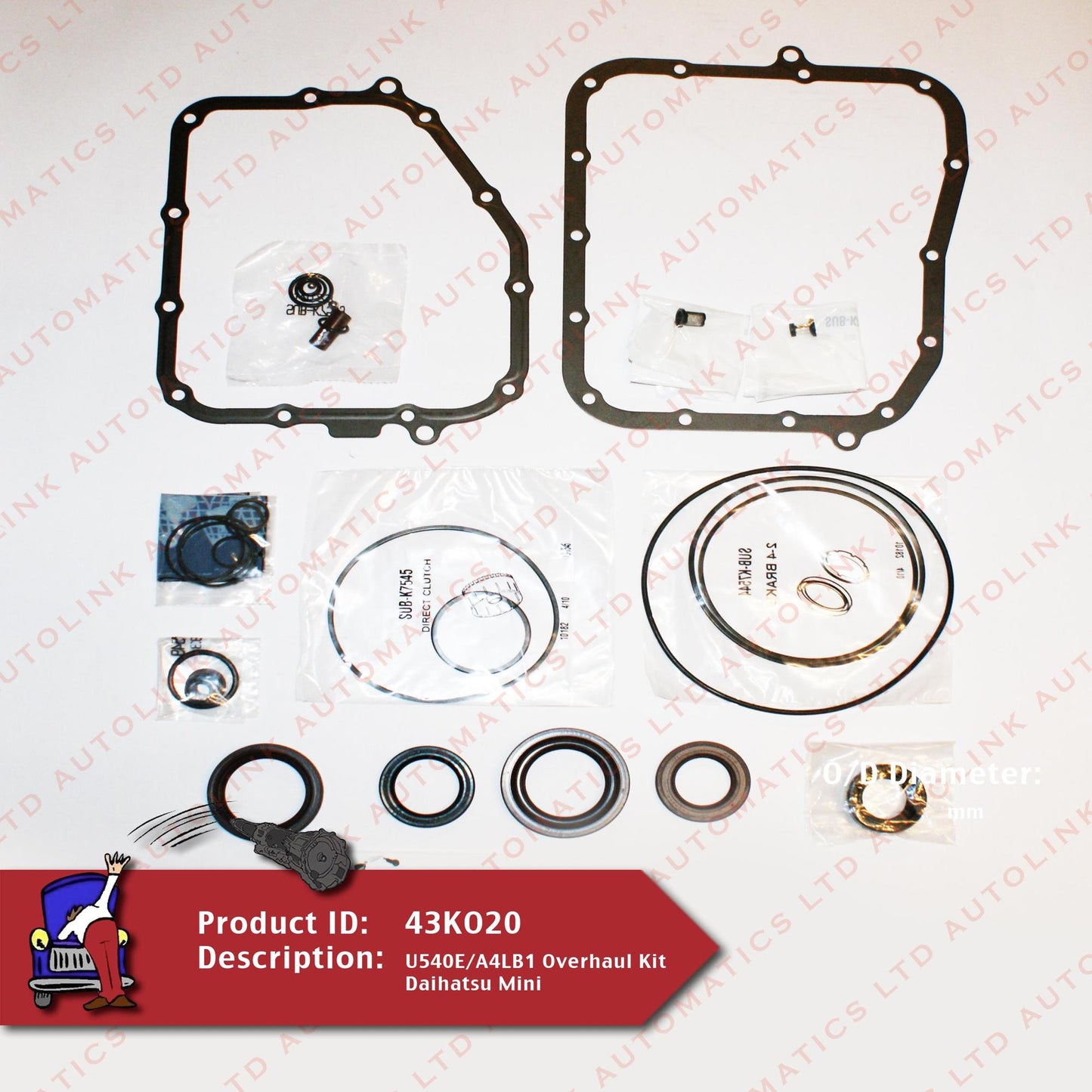 U540E/A4LB1 Overhaul Kit Daihatsu Mini