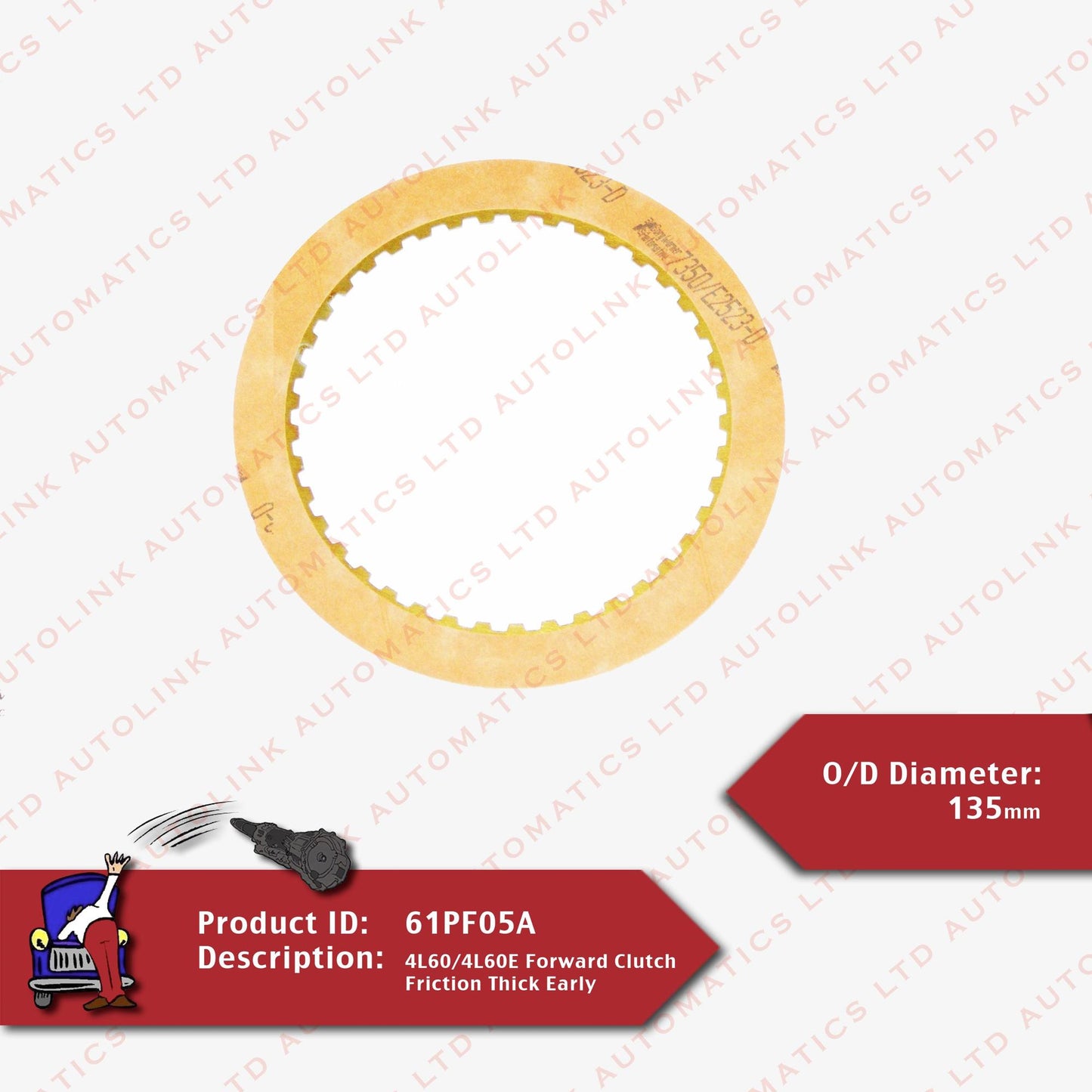 4L60/4L60E Forward Clutch Friction Thick Early