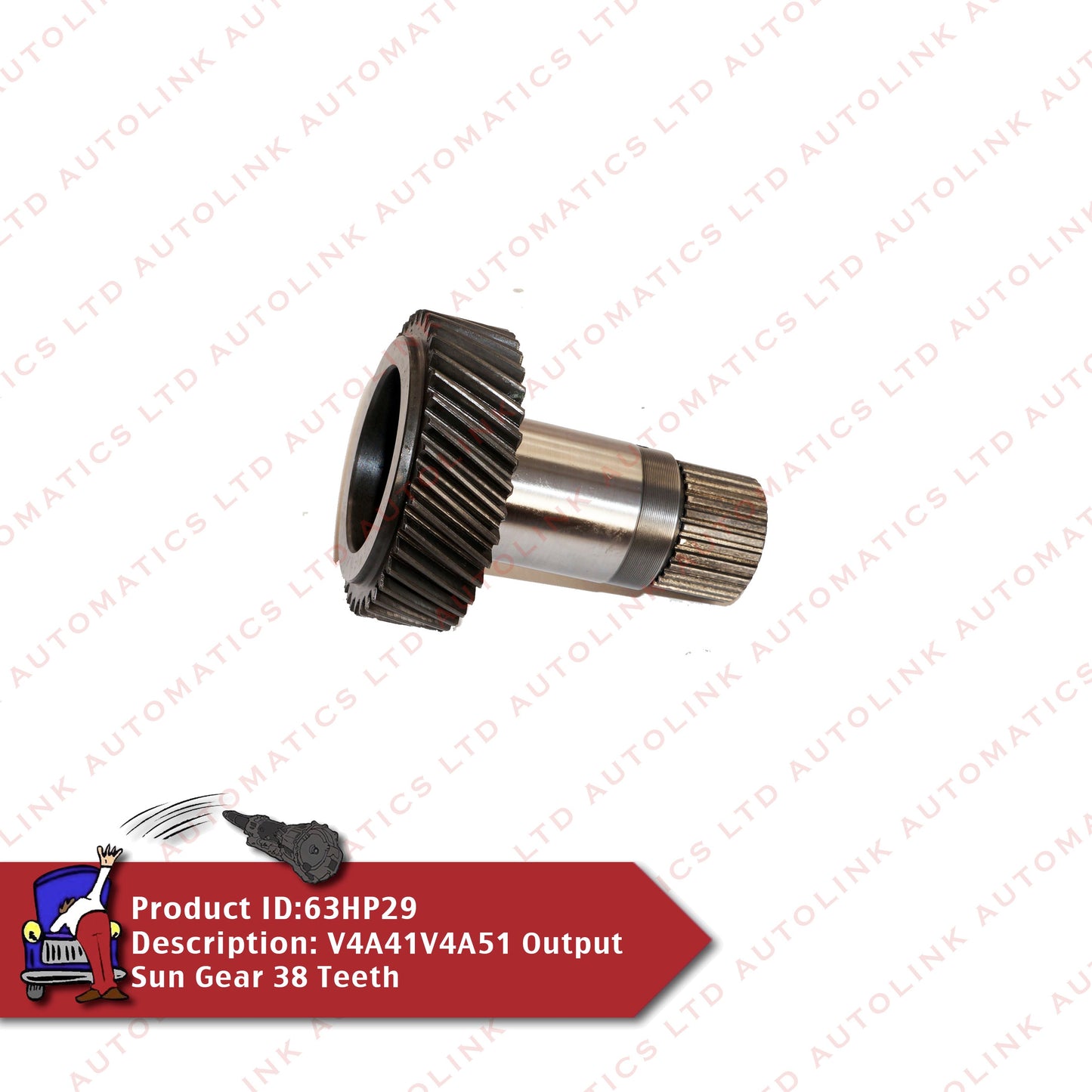 V4A41V4A51 Output Sun Gear 38 Teeth