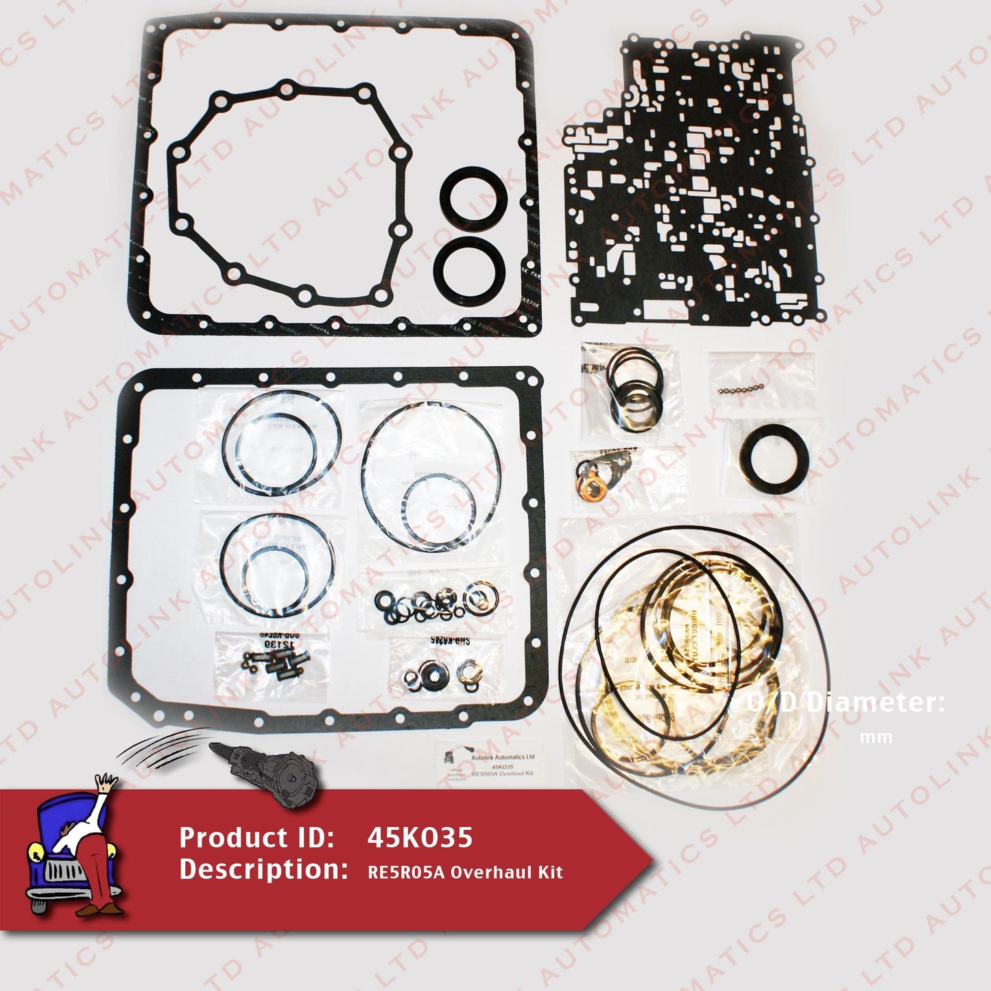 RE5R05A Overhaul Kit