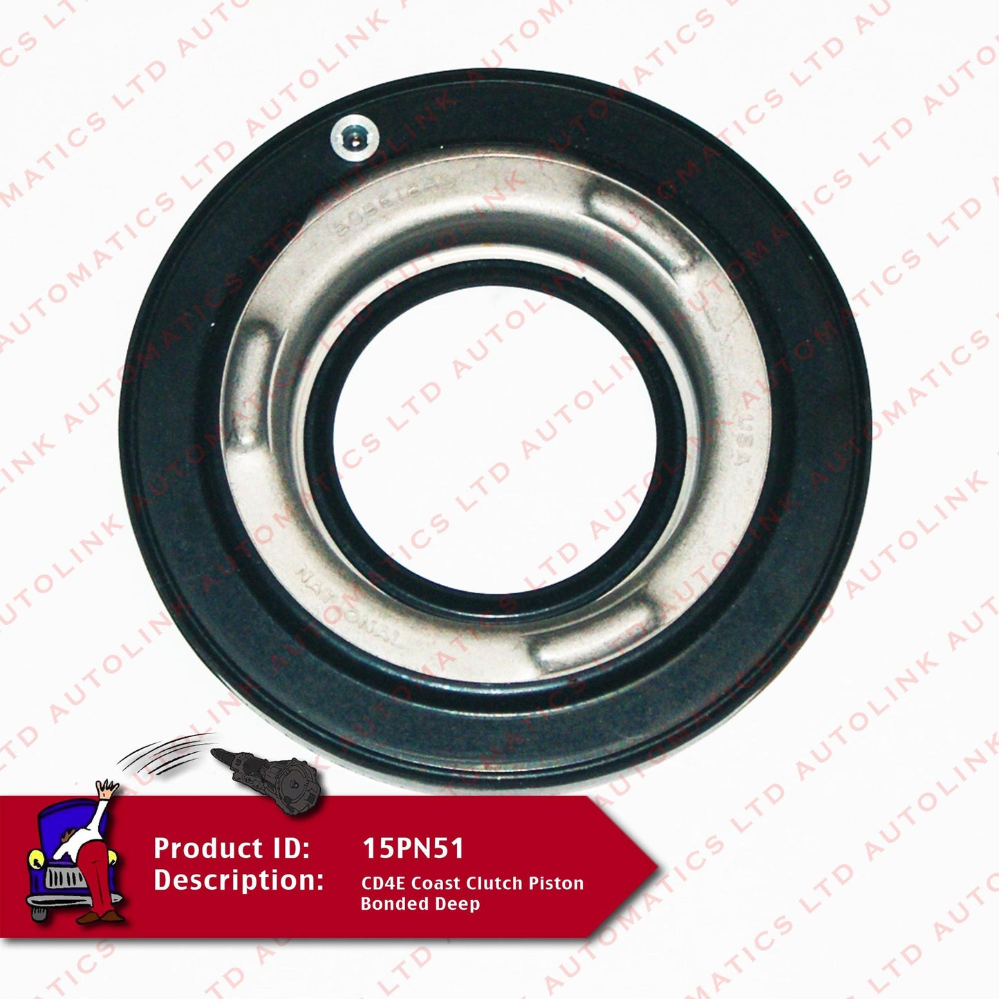 CD4E Coast Clutch Piston Bonded Deep