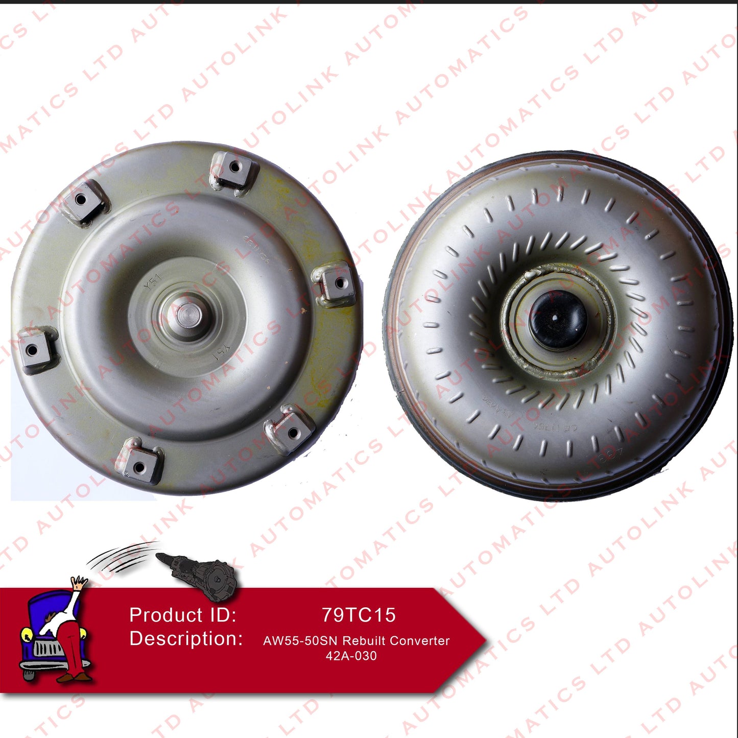 AW55-50SN Rebuilt Converter 43A-030