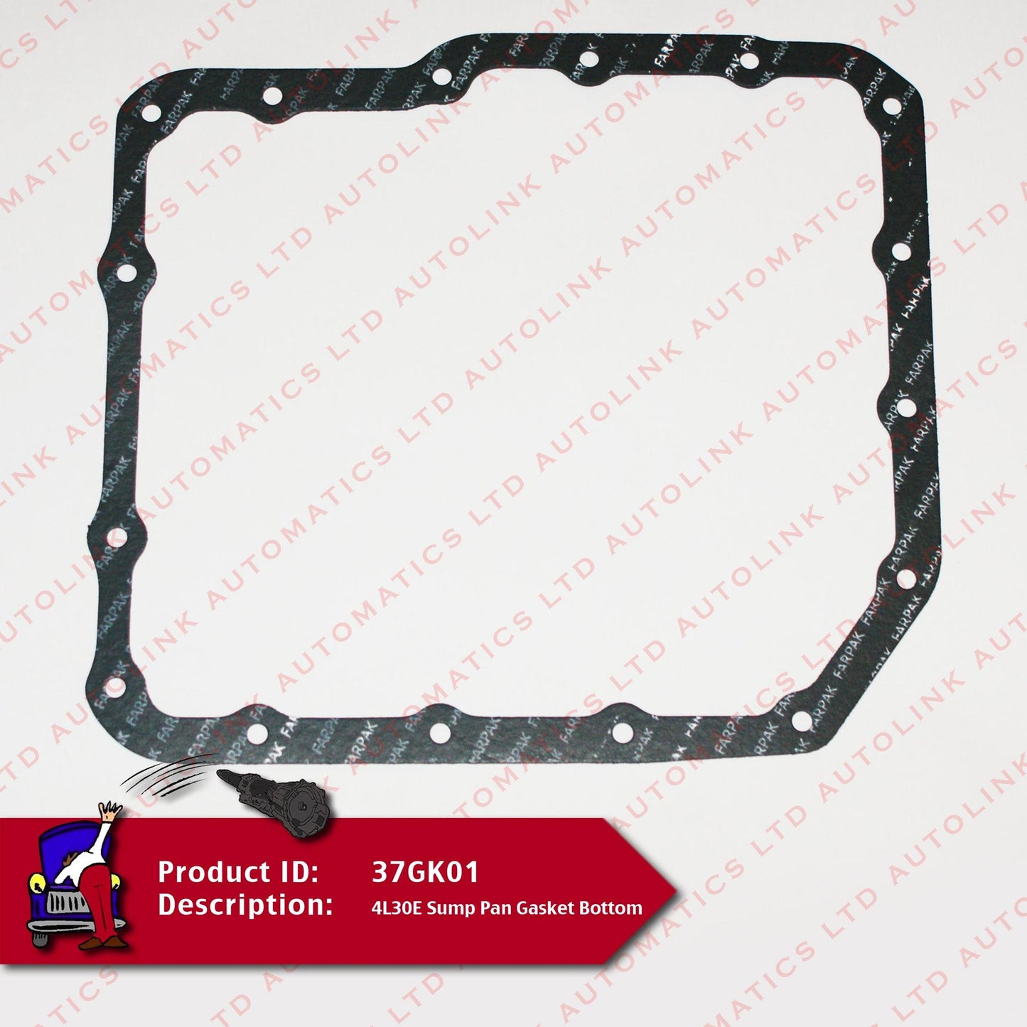 4L30E Sump Pan Gasket Bottom
