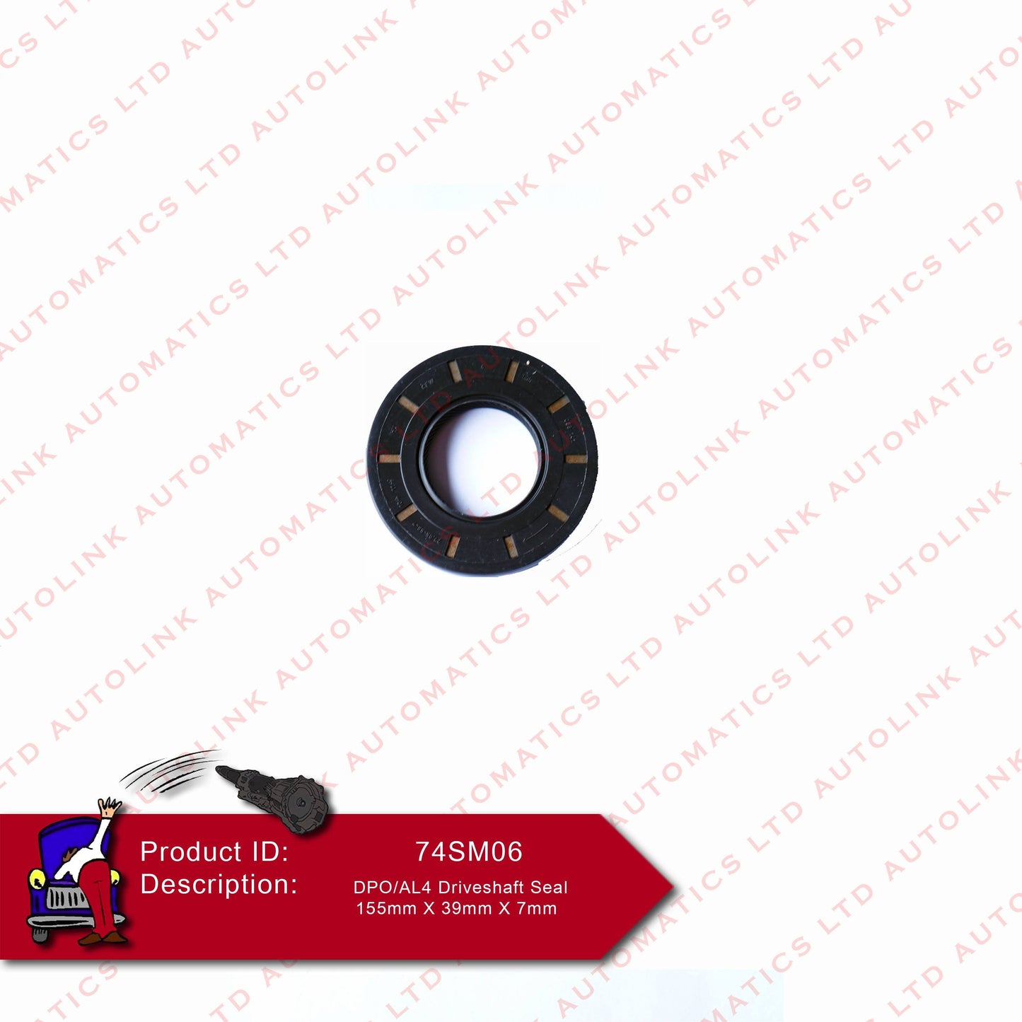 DPO/AL4 Driveshaft Seal 55mm x 39mm x 7mm