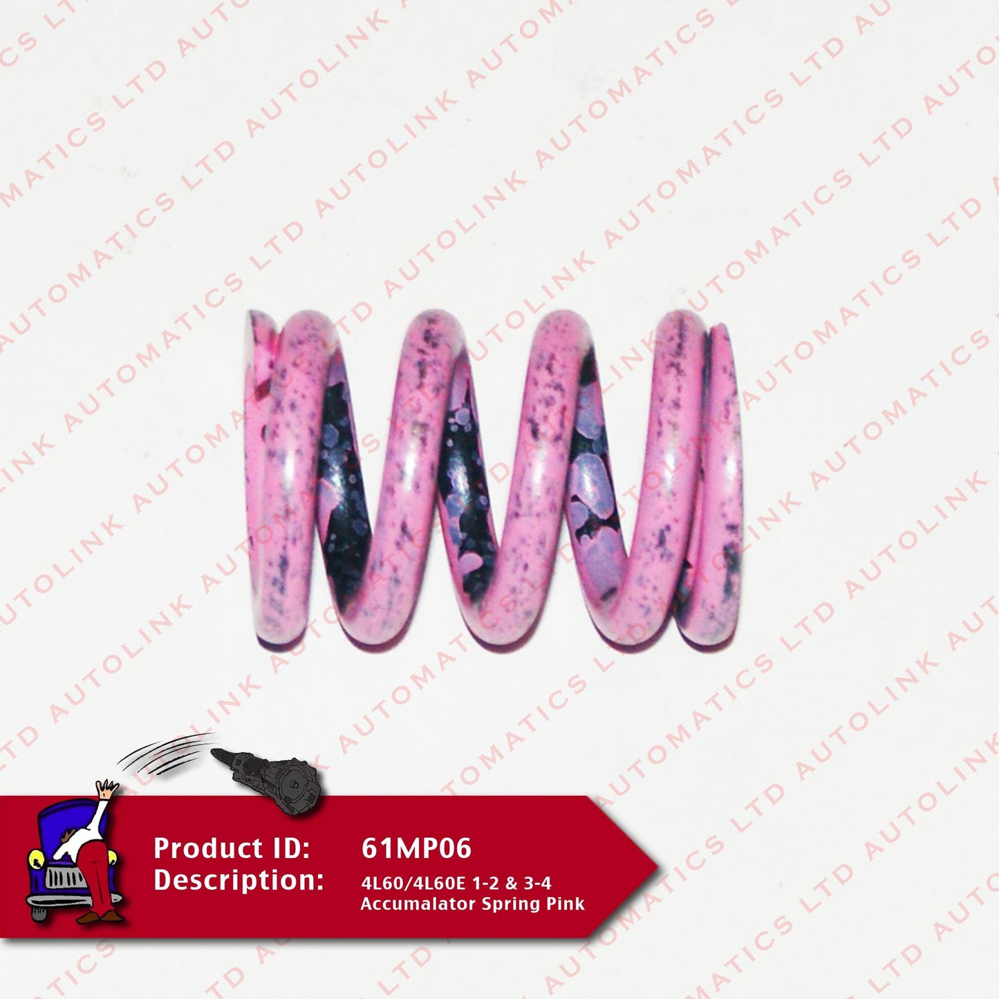 4L60/4L60E 1-2 & 3-4 Accumalator Spring Pink