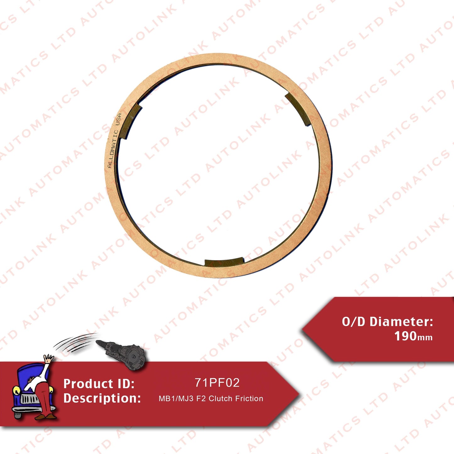 MB1/MJ3 F2 Clutch Friction