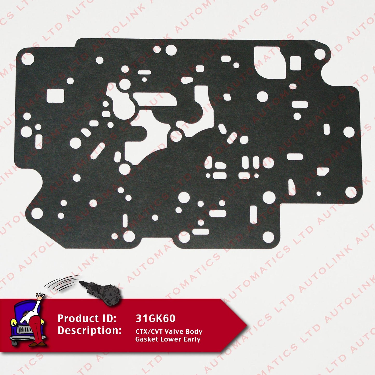 CTX/CVT Valve Body Gasket Lower Early