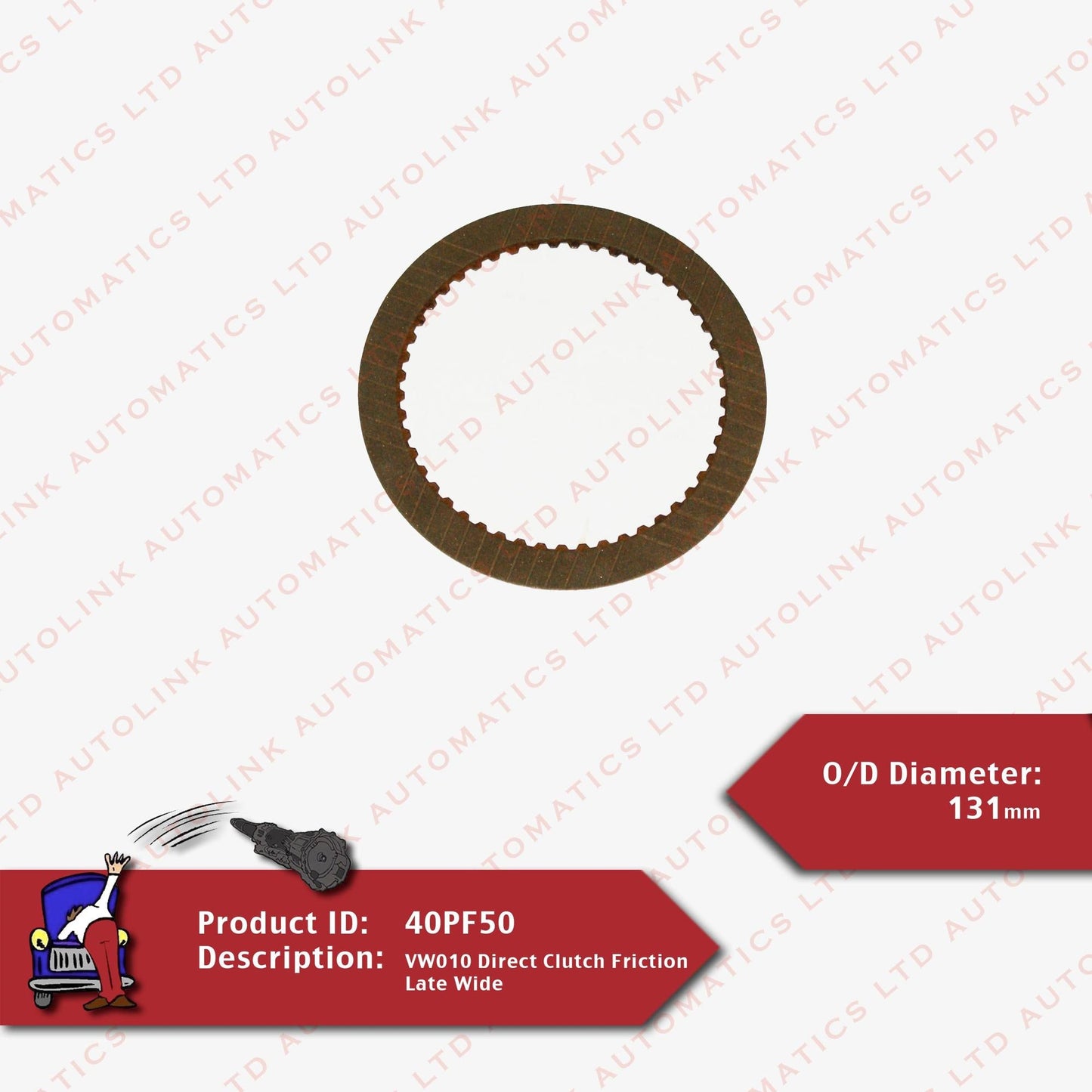 VW010 Direct Clutch Friction Late Wide