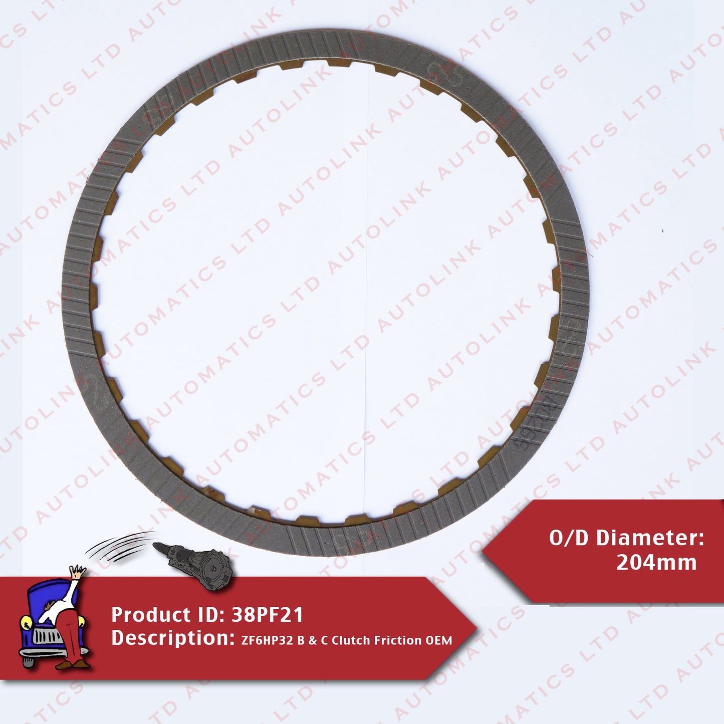 ZF6HP32 B & C Clutch Friction OEM