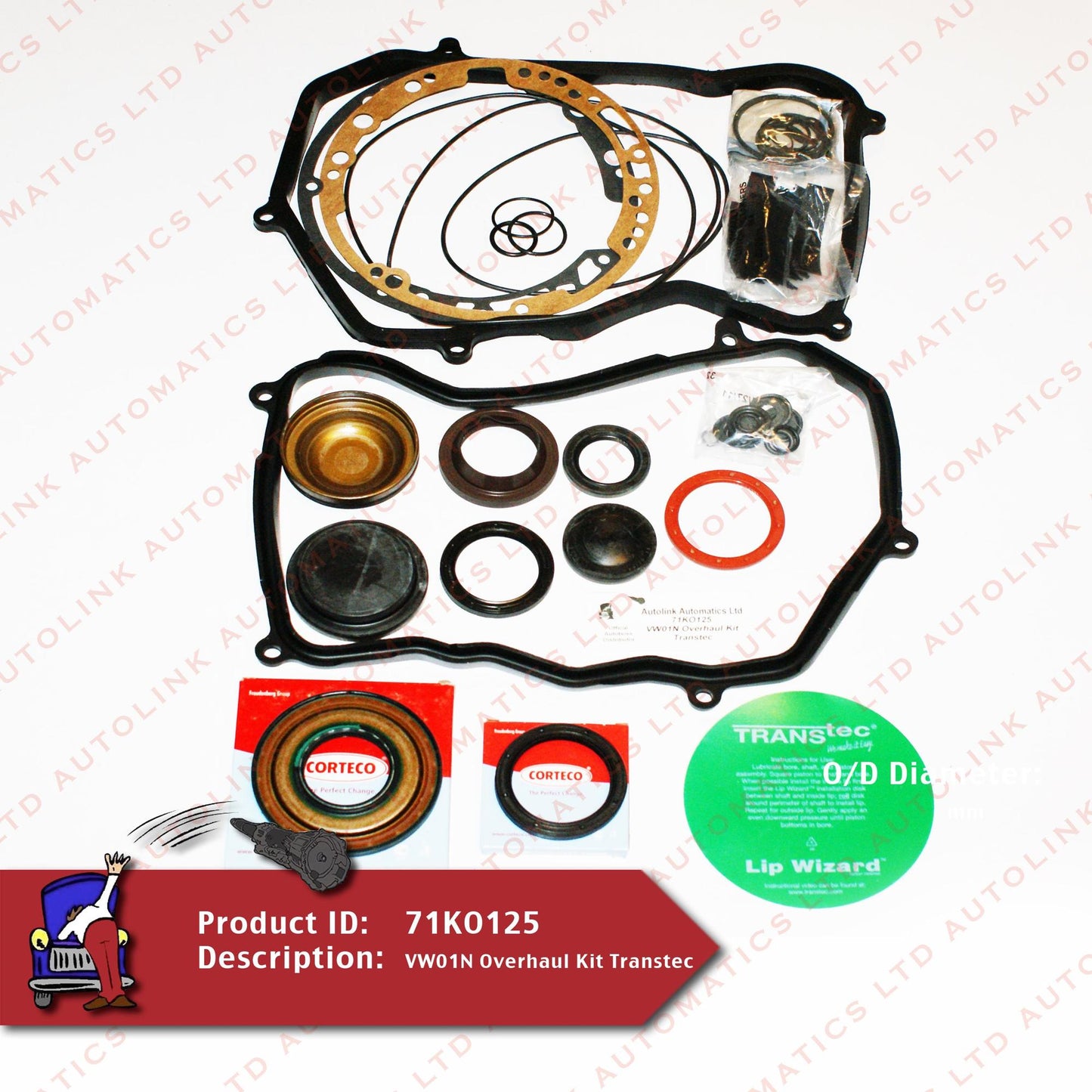 VW01N Overhaul Kit Transtec