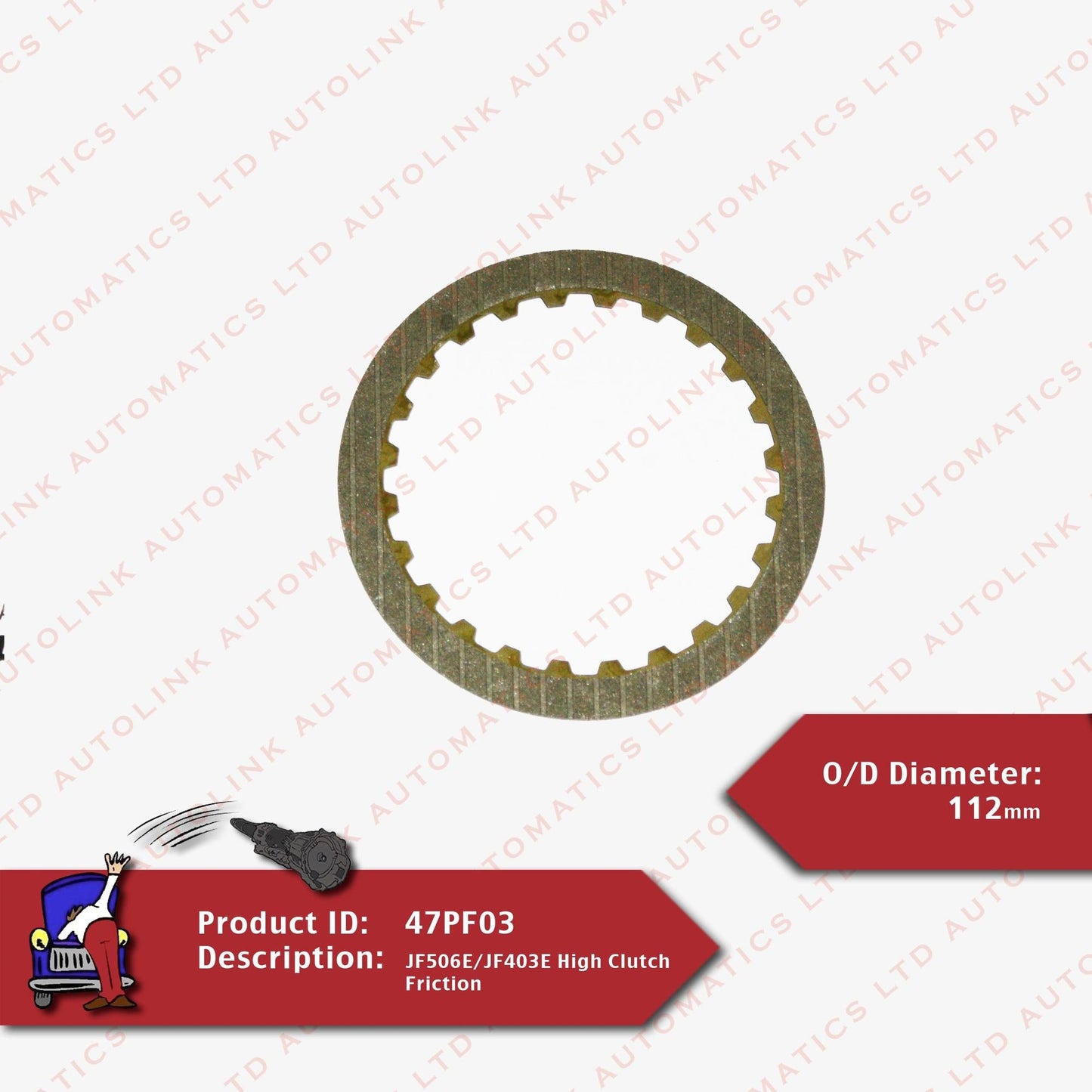 JF506E/JF403E High Clutch Friction