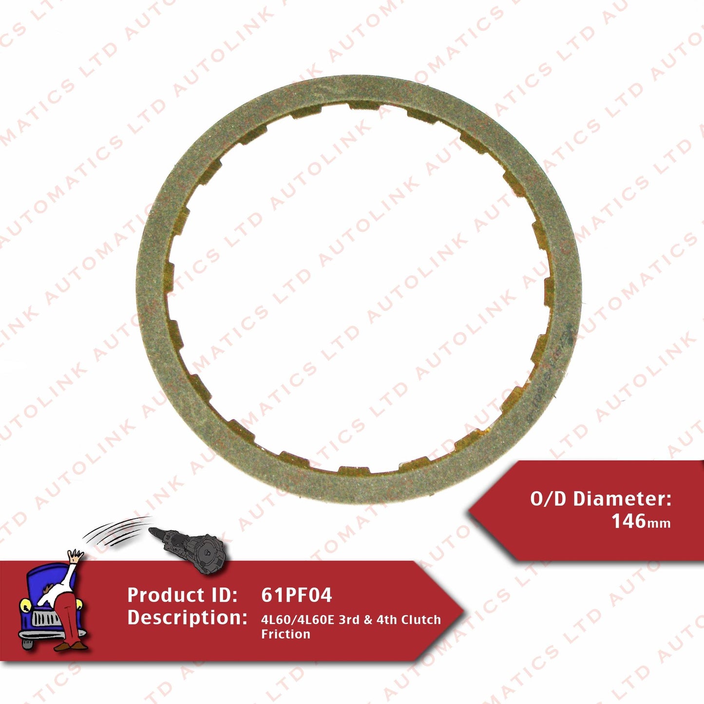 4L60/4L60E 3rd & 4th Clutch Friction