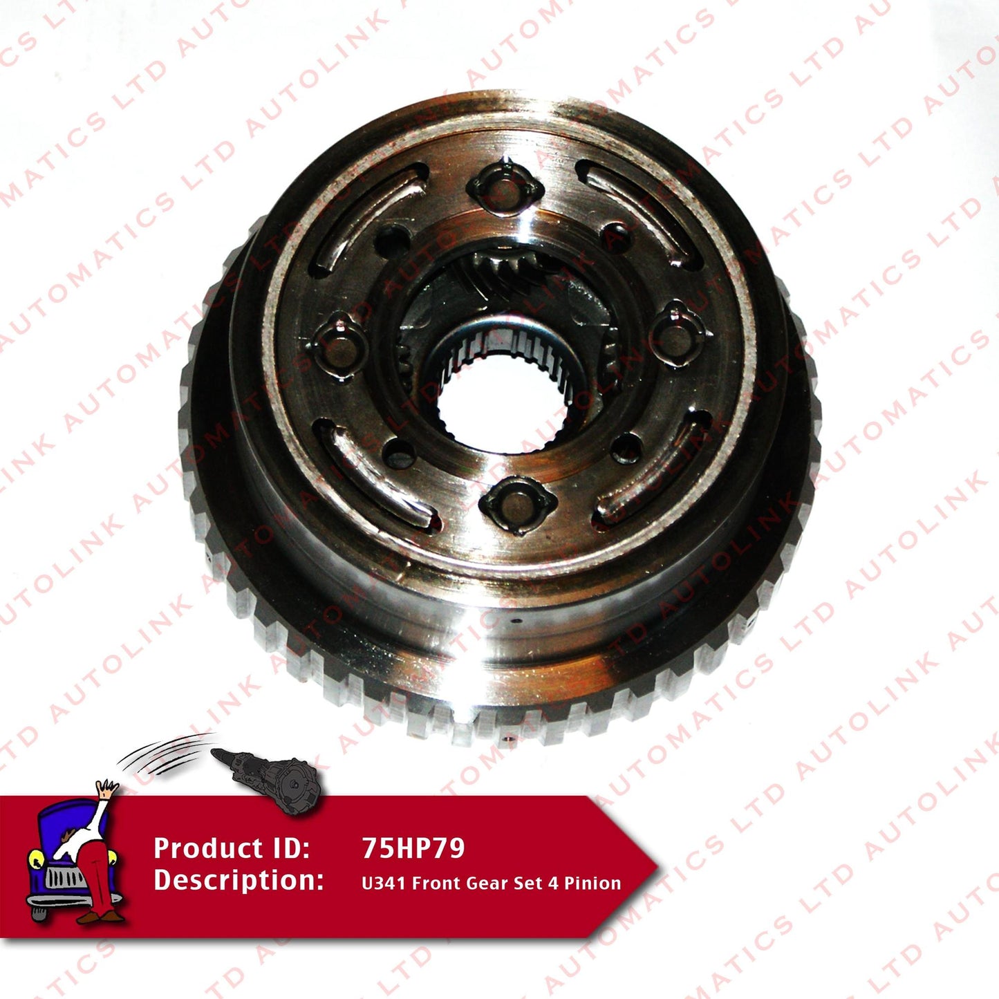 U341 Front Gear Set 4 Pinion