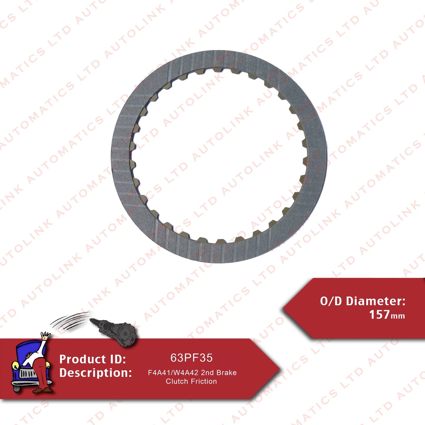 F4A41/W4A42 2nd Brake Clutch Friction