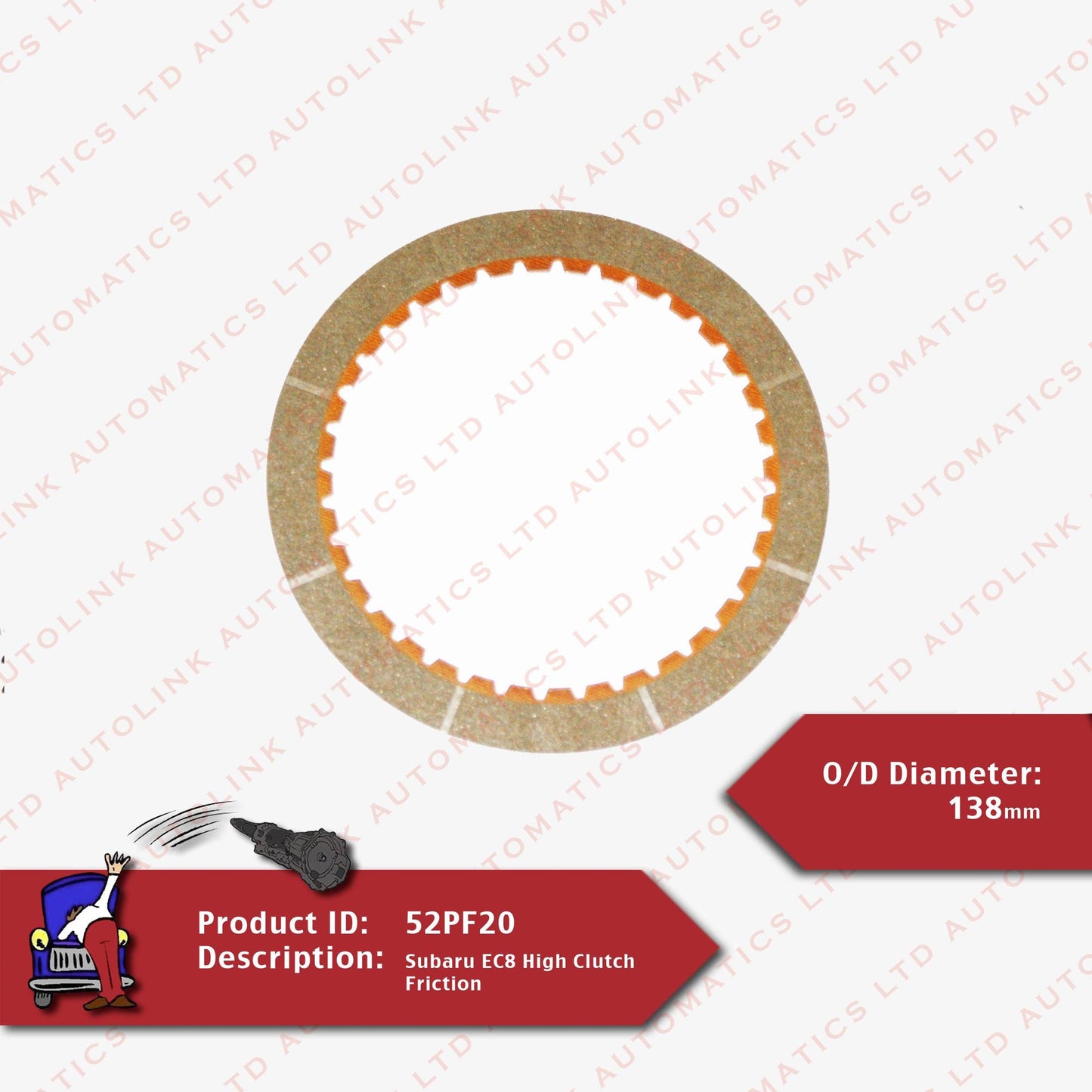 Subaru EC8 High Clutch Friction