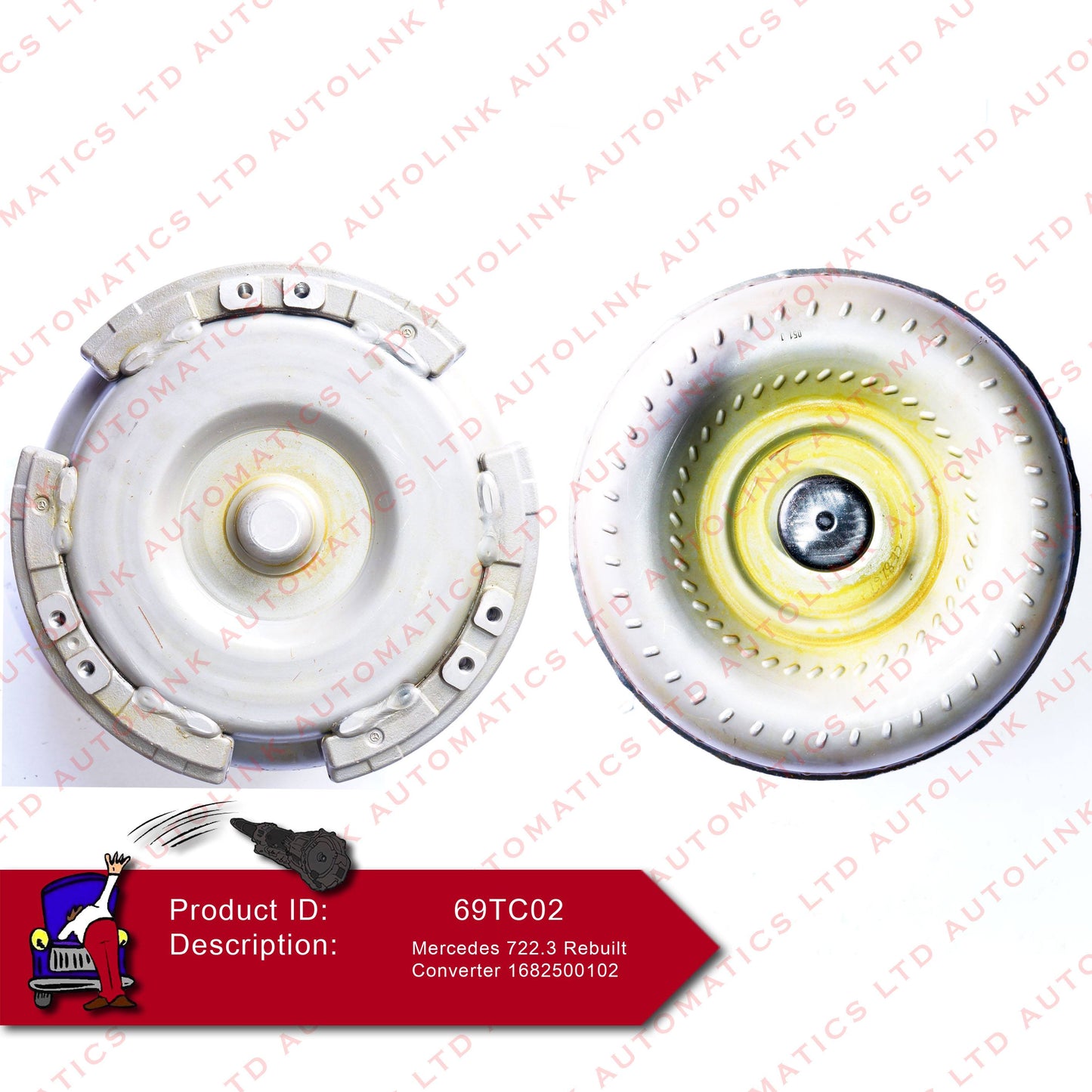 Mercedes 722.3 Rebuilt Converter 1682500102