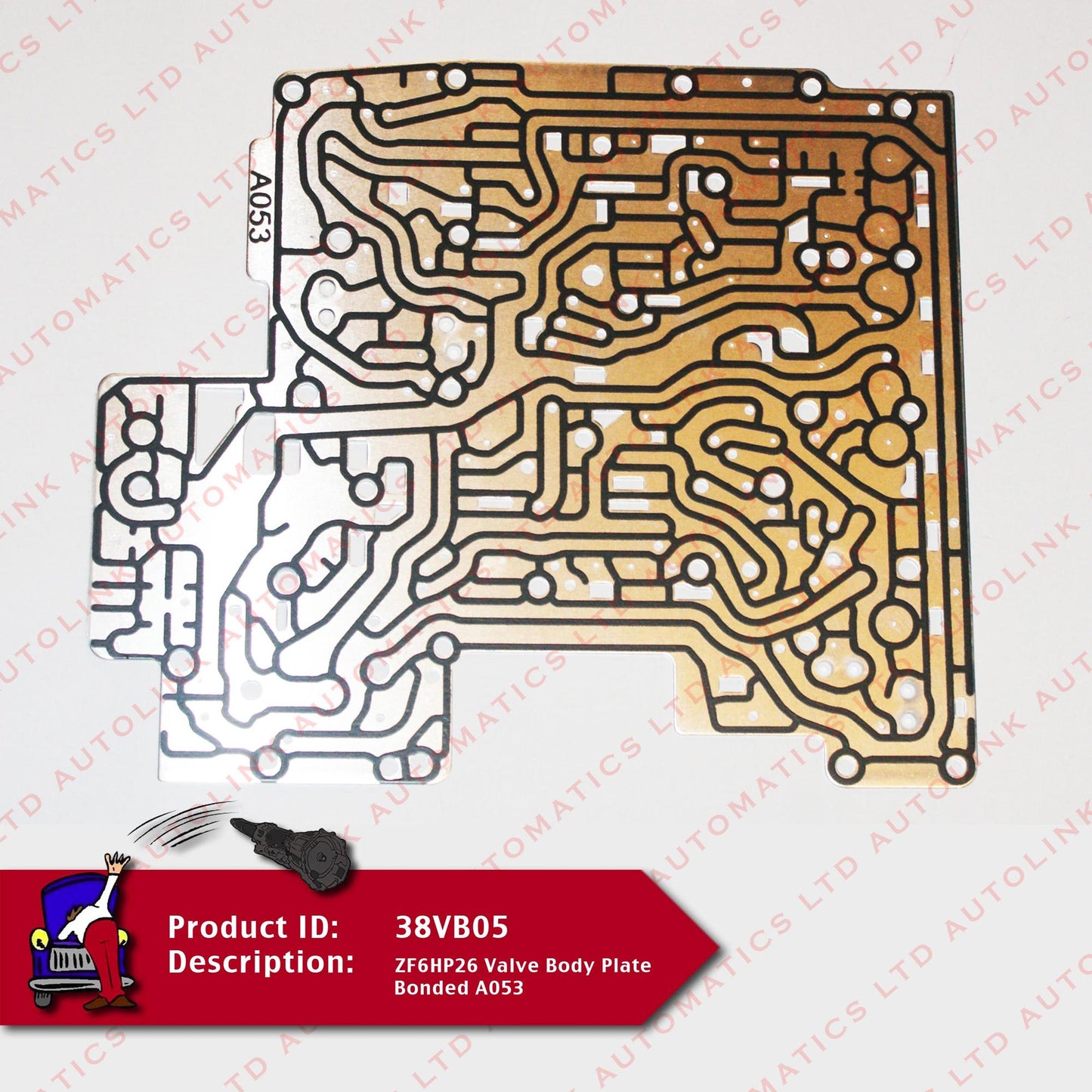 ZF6HP26 Valve Body Plate Bonded A053