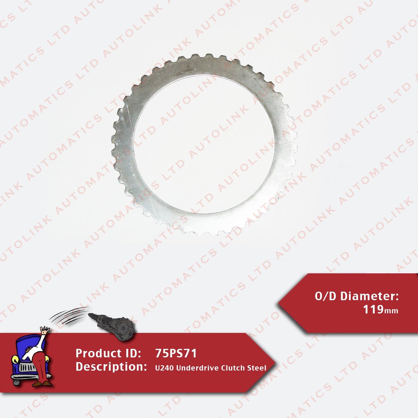 U240 Underdrive Clutch Steel