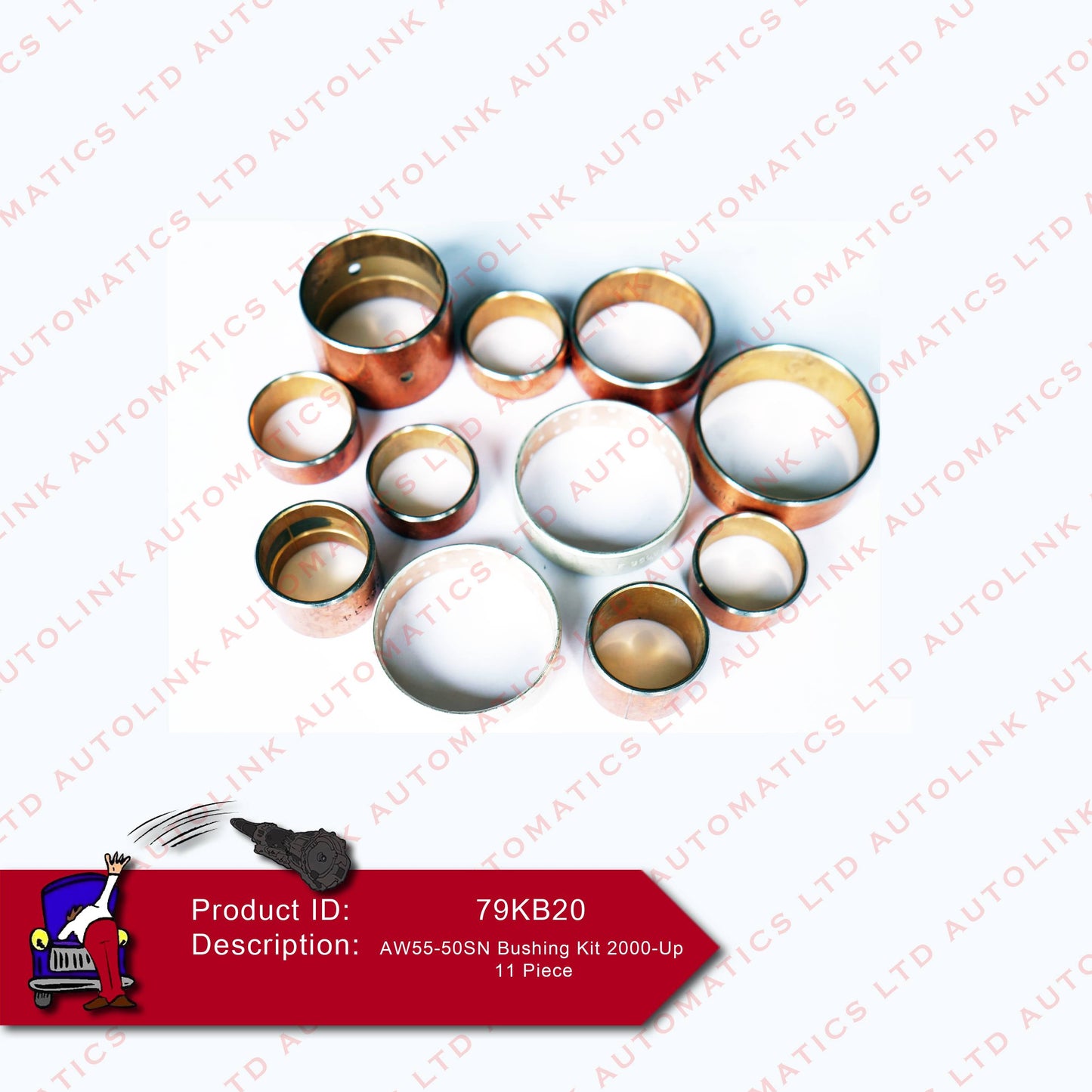 AW55-50SN Bushing Kit 2000-Up 11 Peice