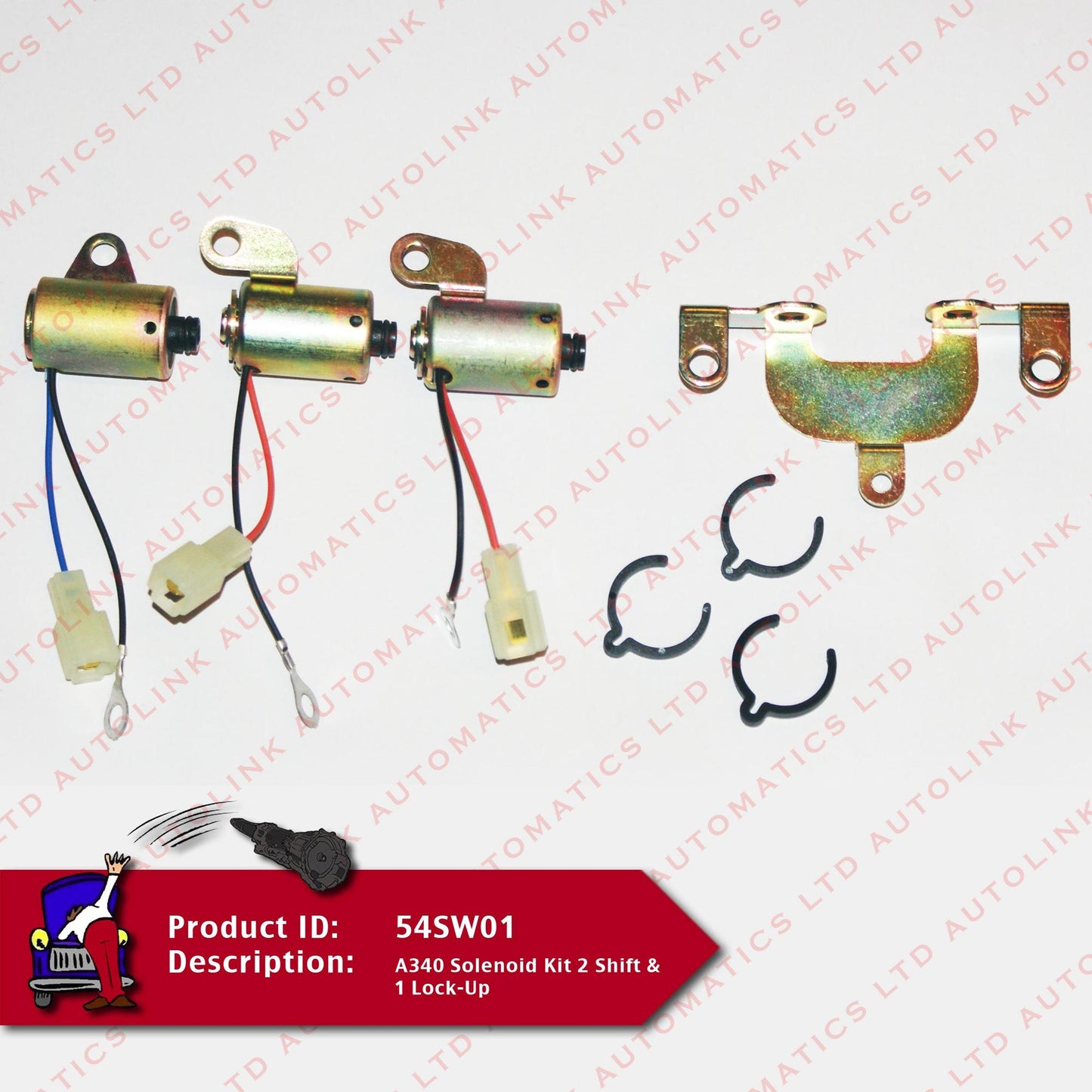 A340 Solenoid Kit 2 Shift & 1 Lock-Up