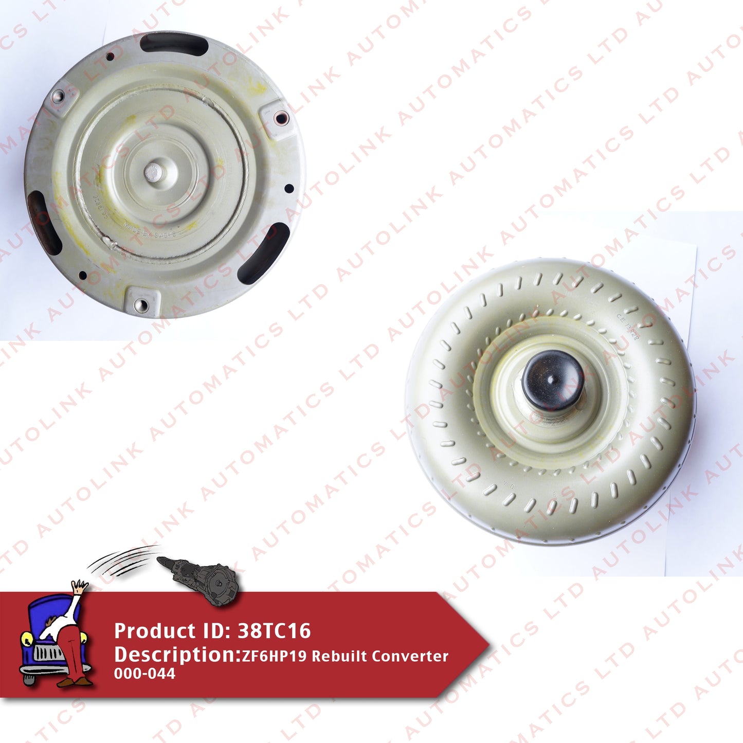 ZF6HP19 Rebuilt Converter 000-044