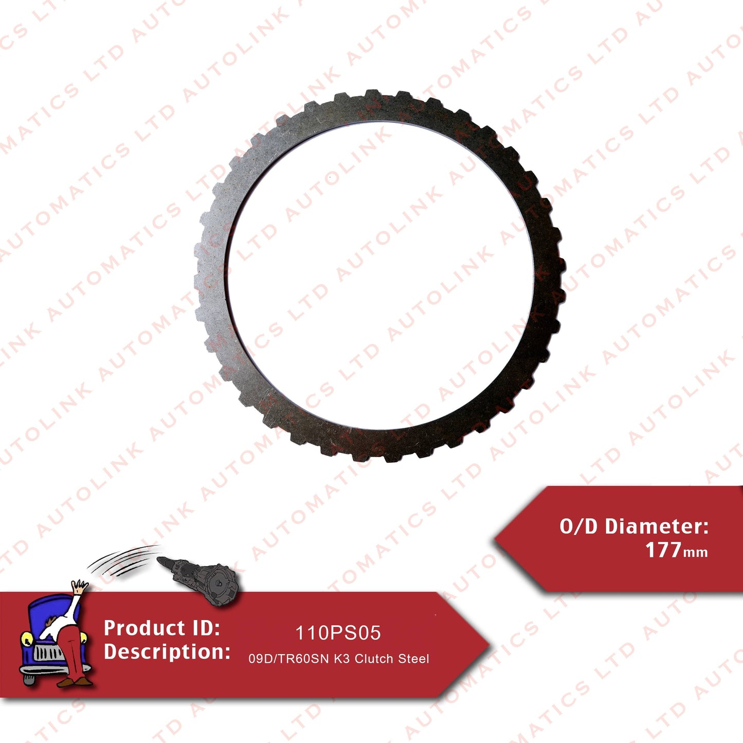 09D/TR60SN K3 Clutch Steel