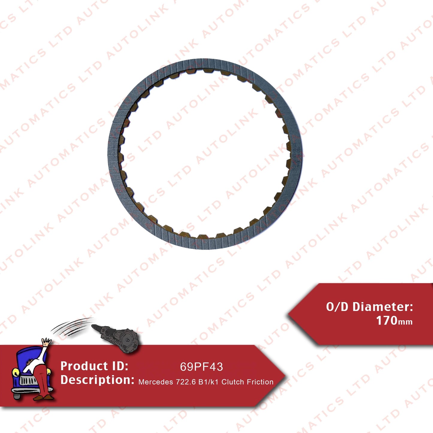 Mercedes 722.6 B1/K1 Clutch Friction