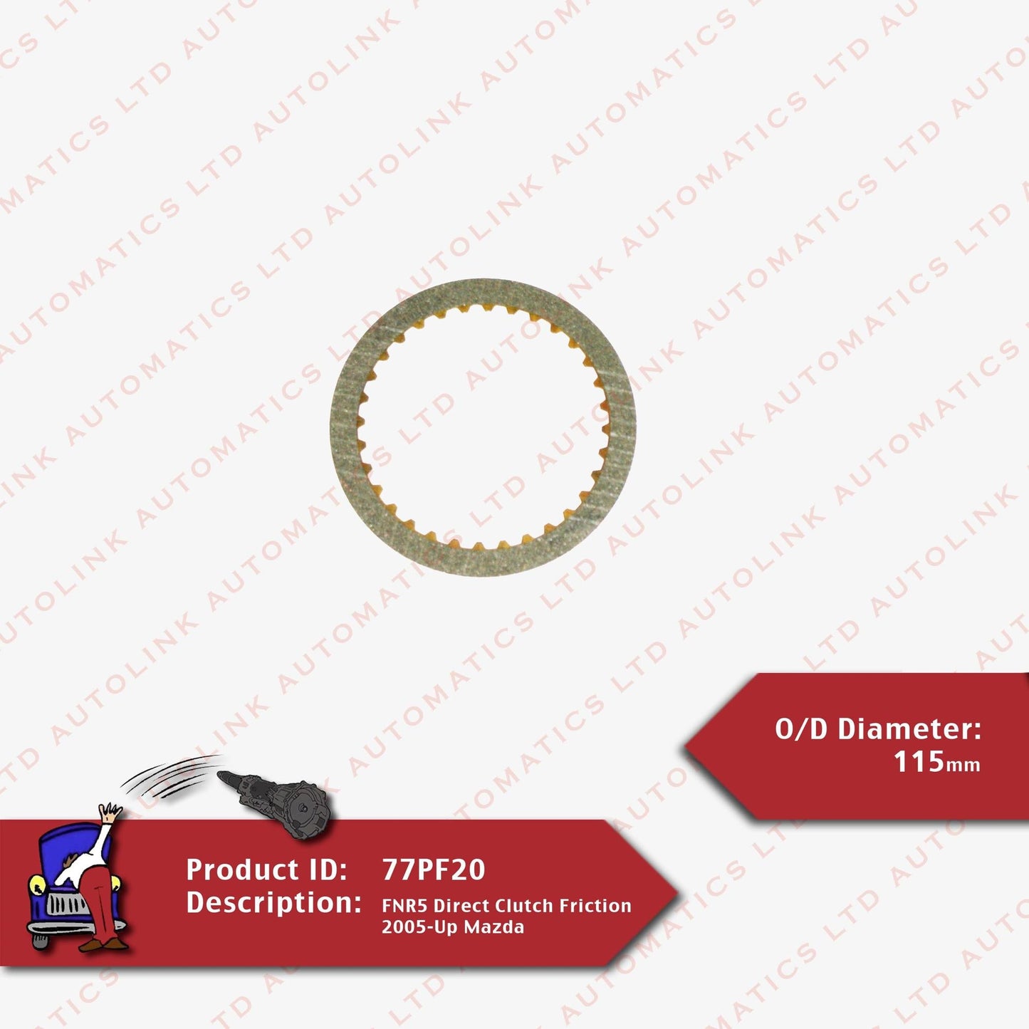 FNR5 Direct Clutch Friction 2005-Up Mazda