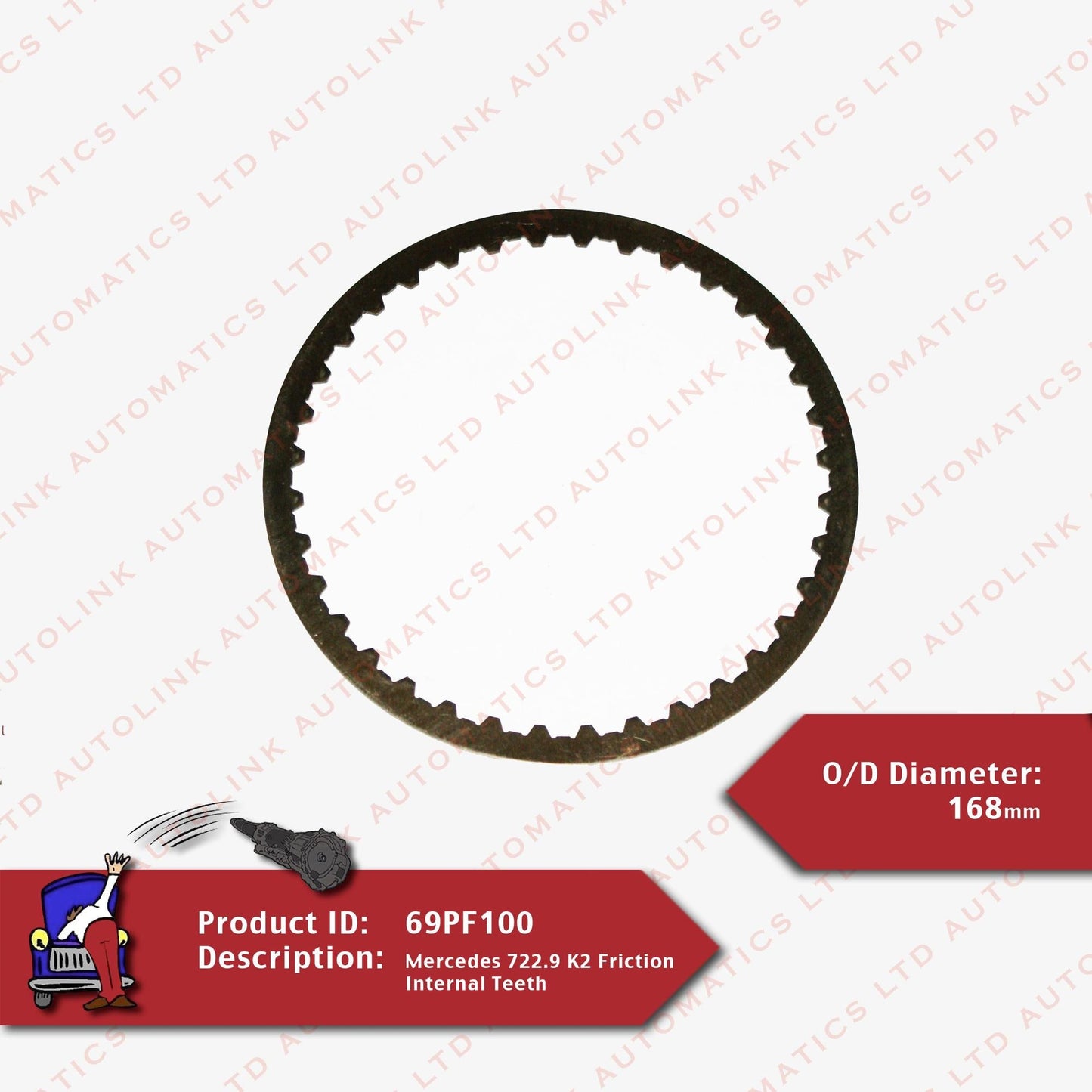 Mercedes 722.9 K2 Friction Internal Teeth