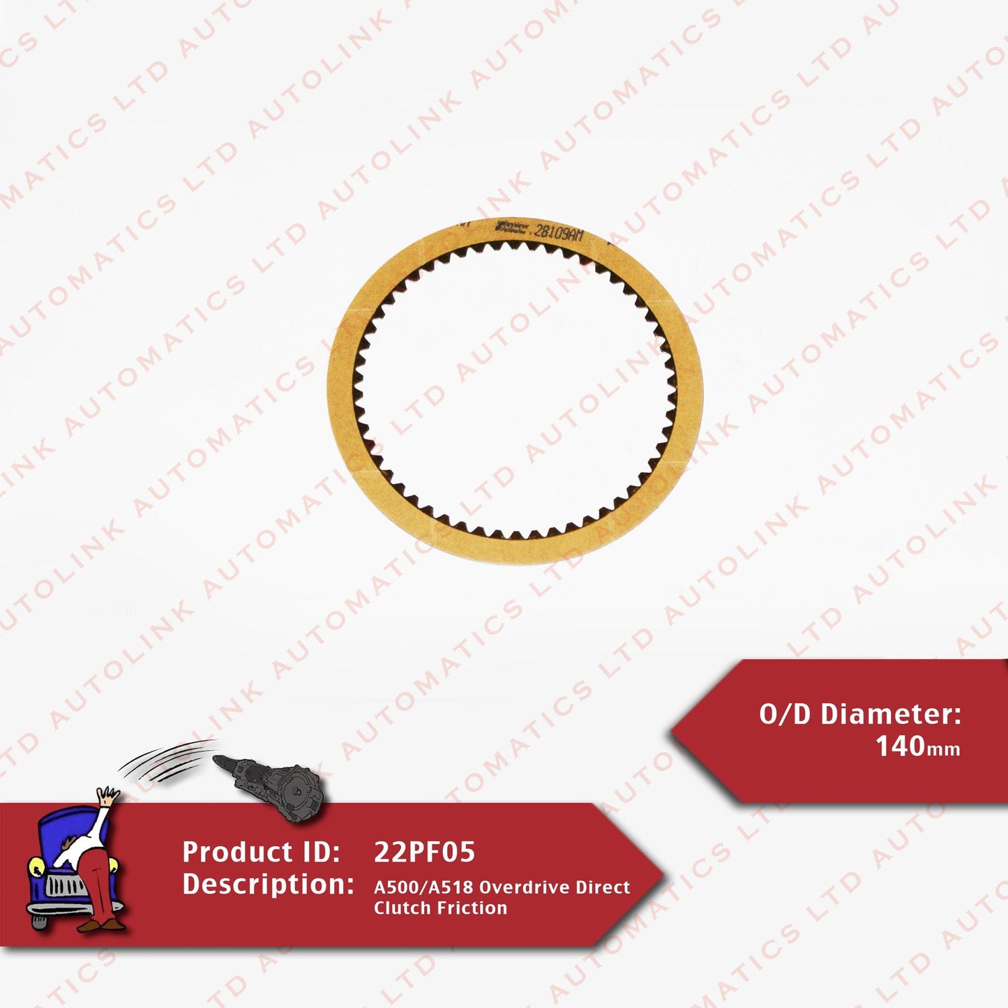 A500/A518 Overdrive Direct Clutch Friction