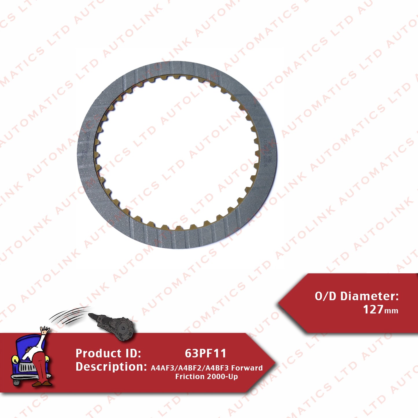 A4AF3/A4BF2/A4BF3 Forward Friction 2000-Up