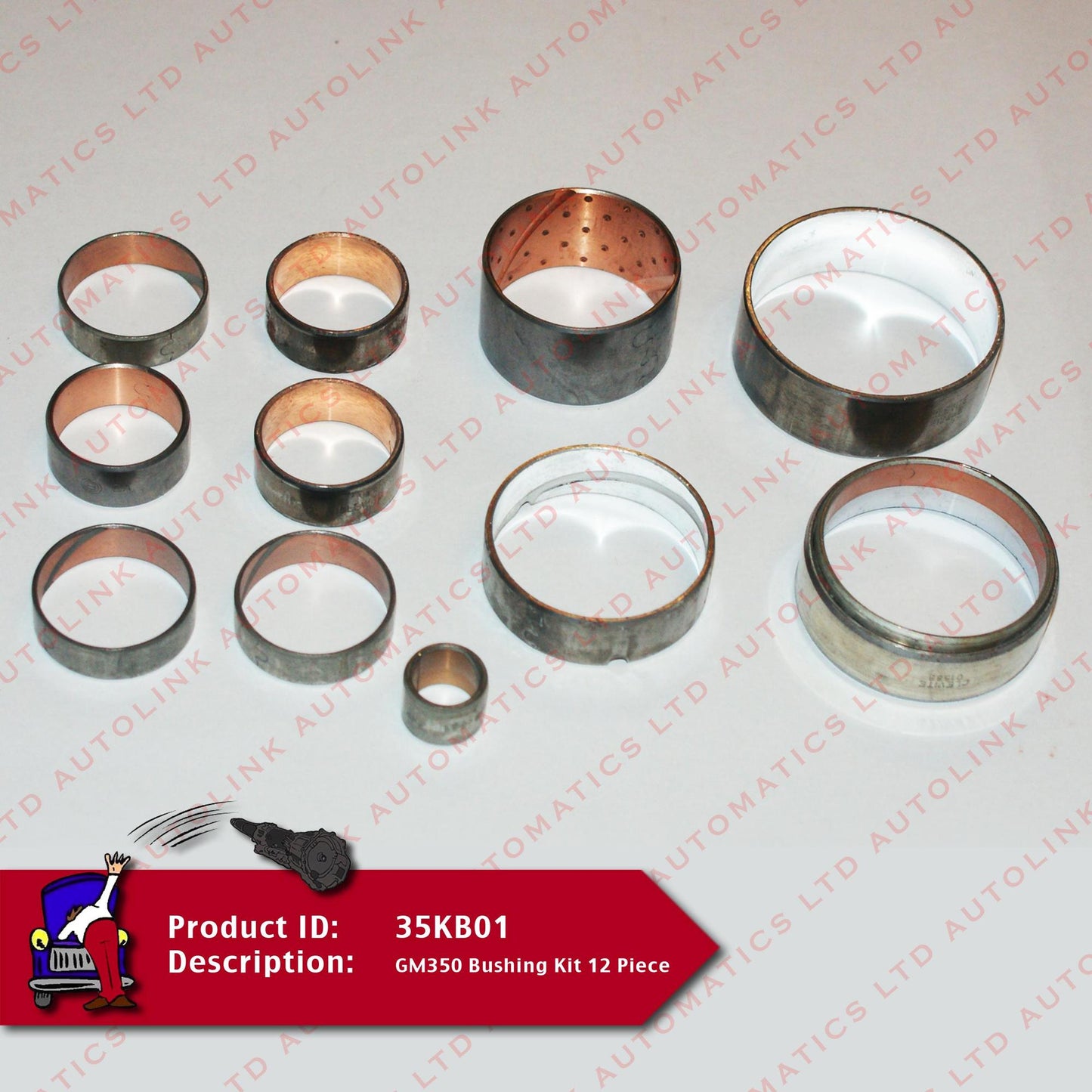 GM350 Bushing Kit 12 Piece