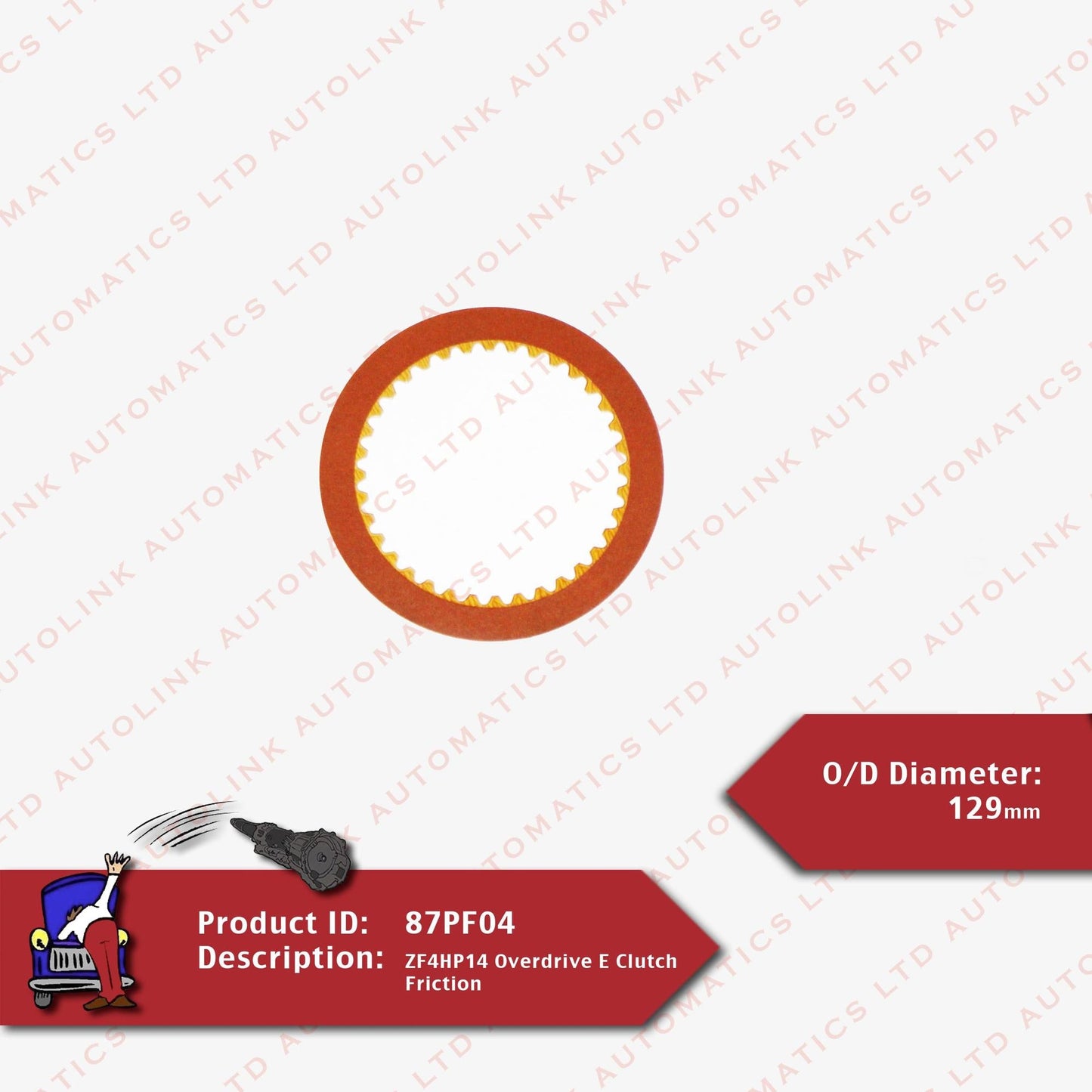 ZF4HP14 Overdrive E Clutch Friction