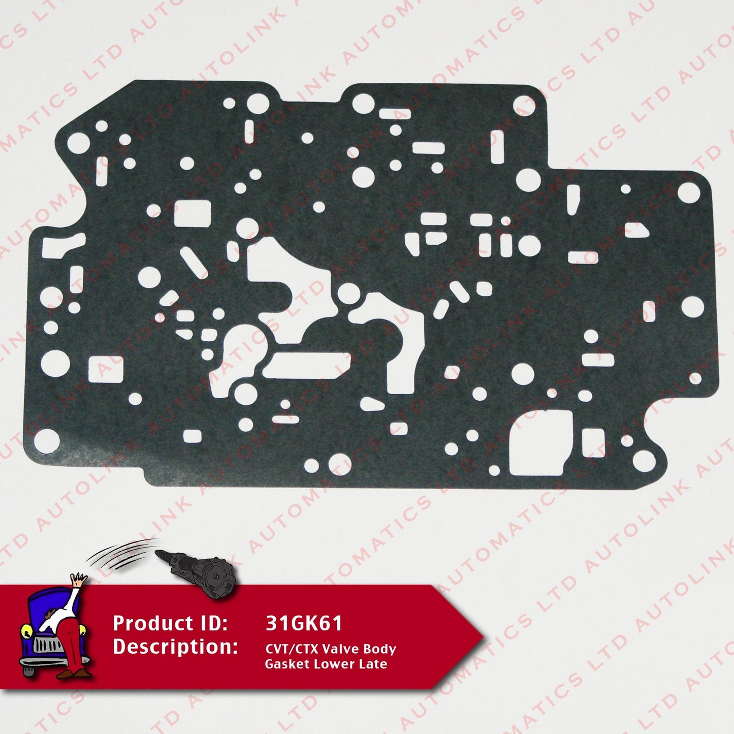 CVT/CTX Valve Body Gasket Lower Late