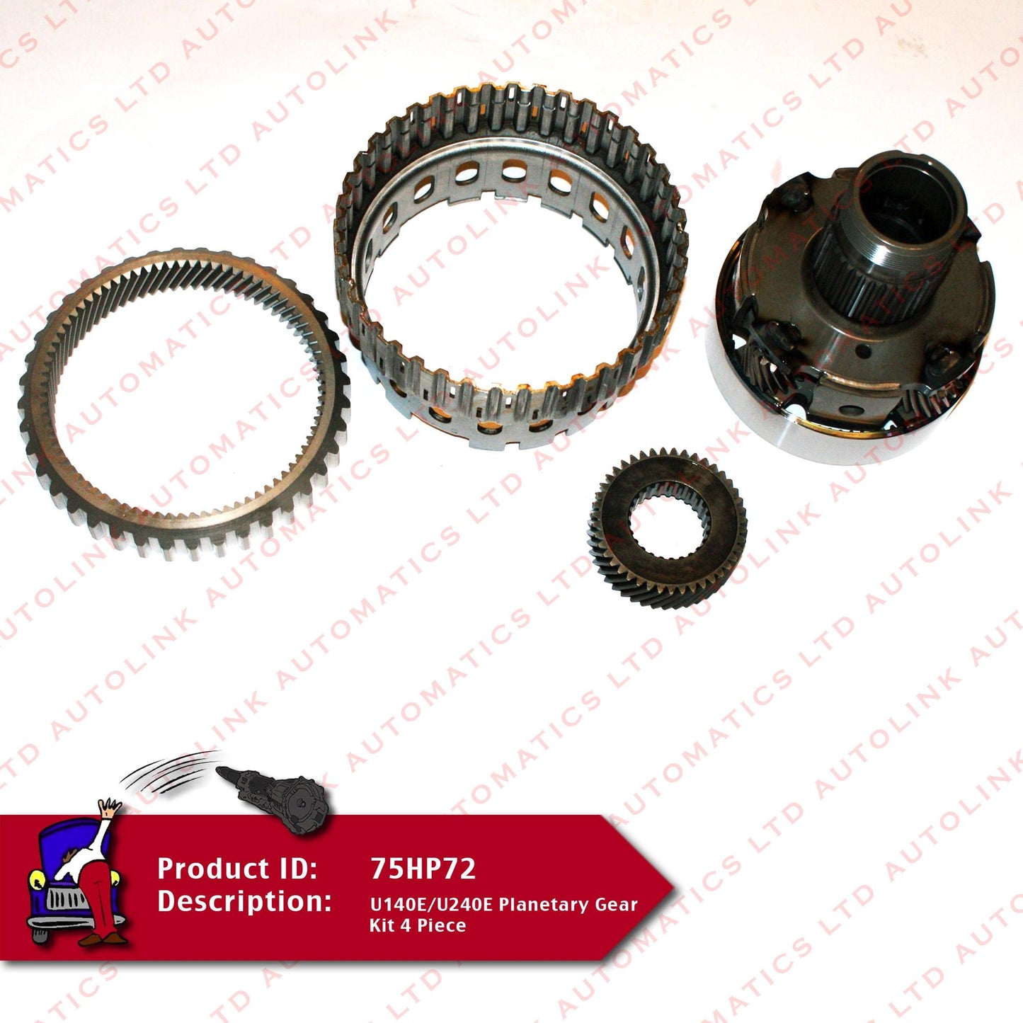 U140E/U240E Planetary Gear Kit 4 Peice