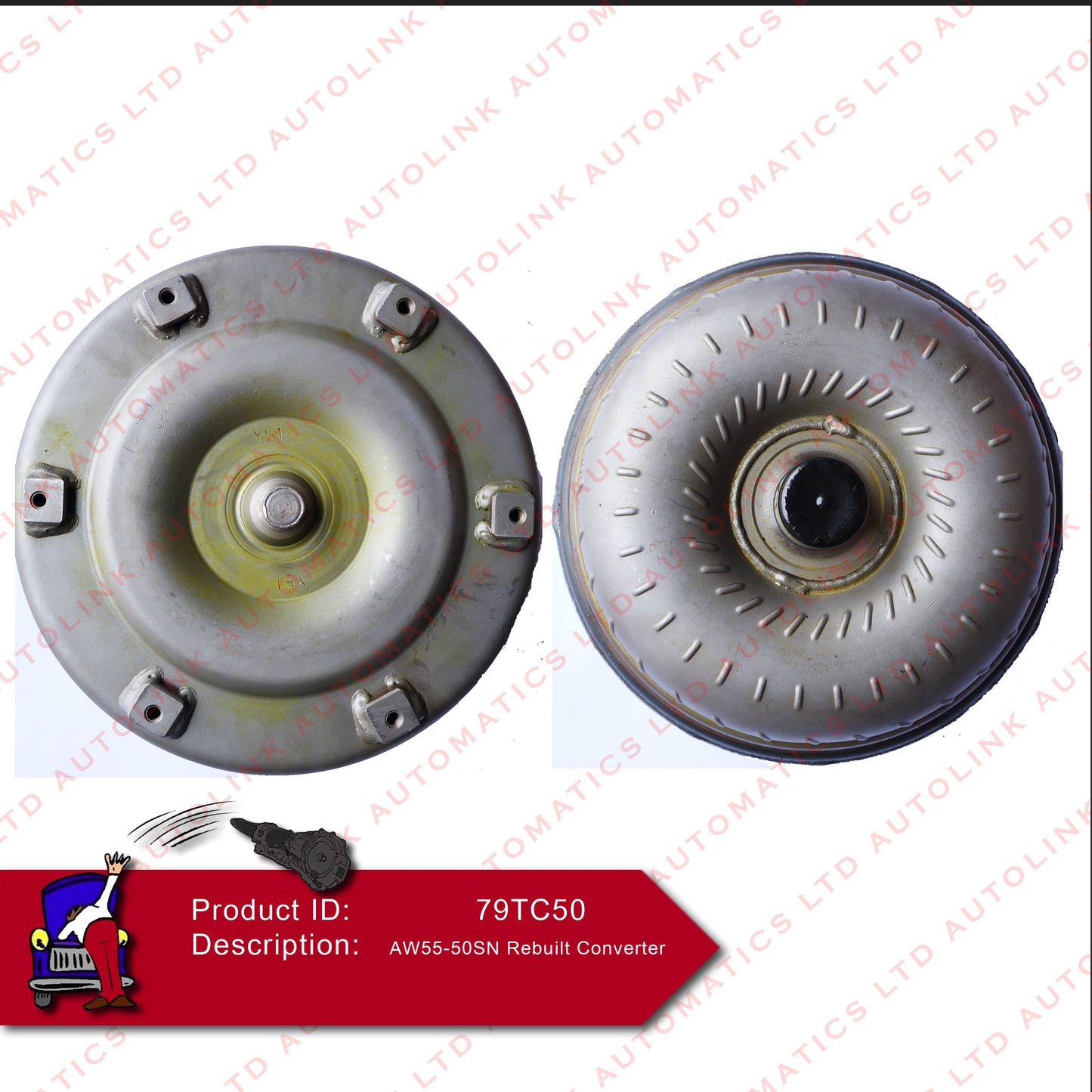 AW55-50SN Rebuilt Converter