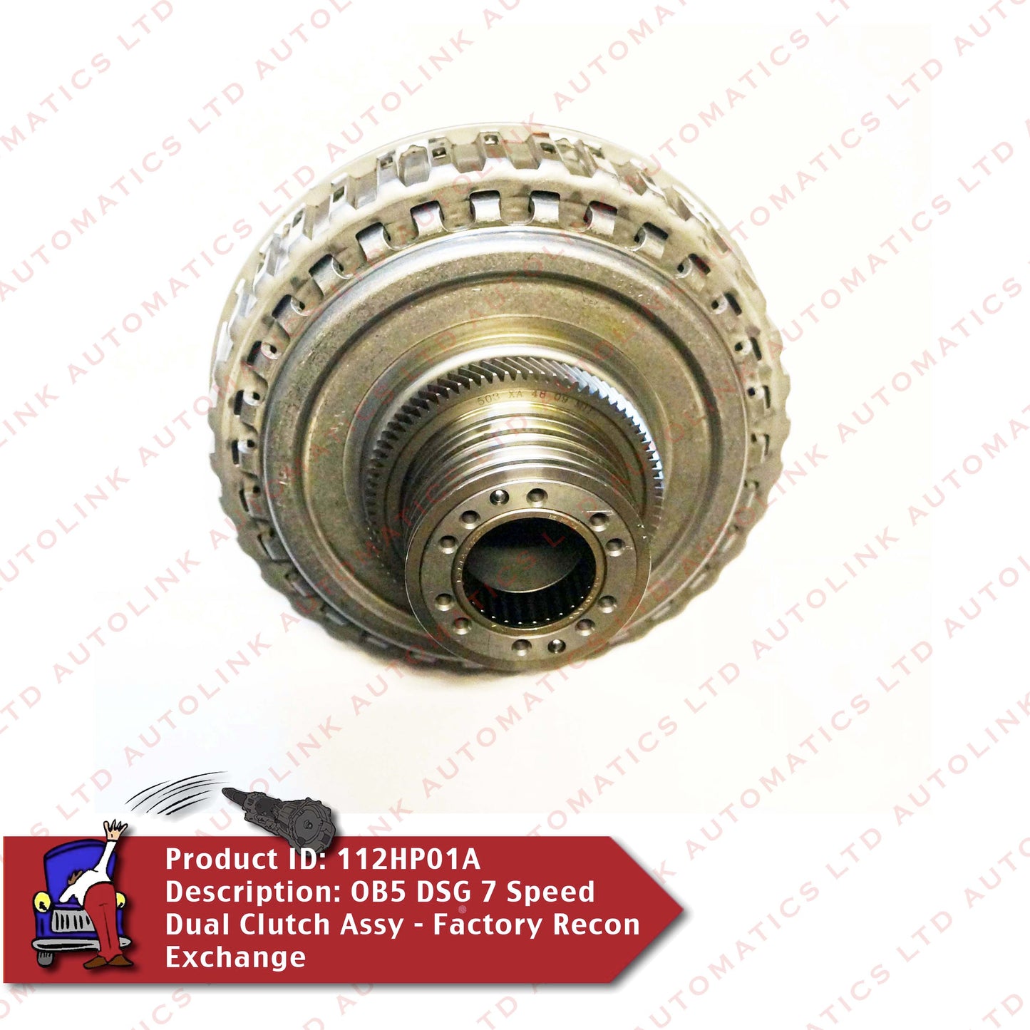 DL501 0B5 DSG 7 Speed Dual Clutch Assy with cover - REMAN EXCHANGE