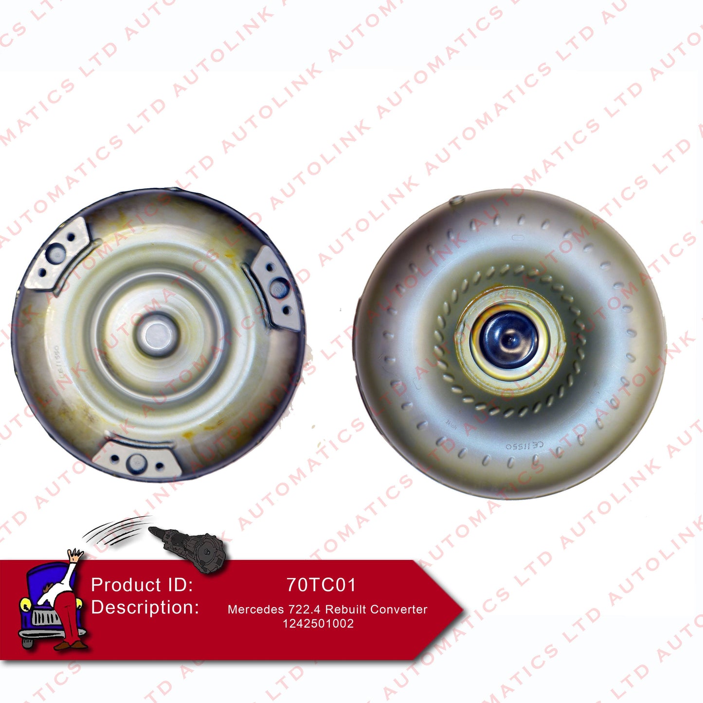 Mercedes 722.4 Rebuilt Converter 1242501002