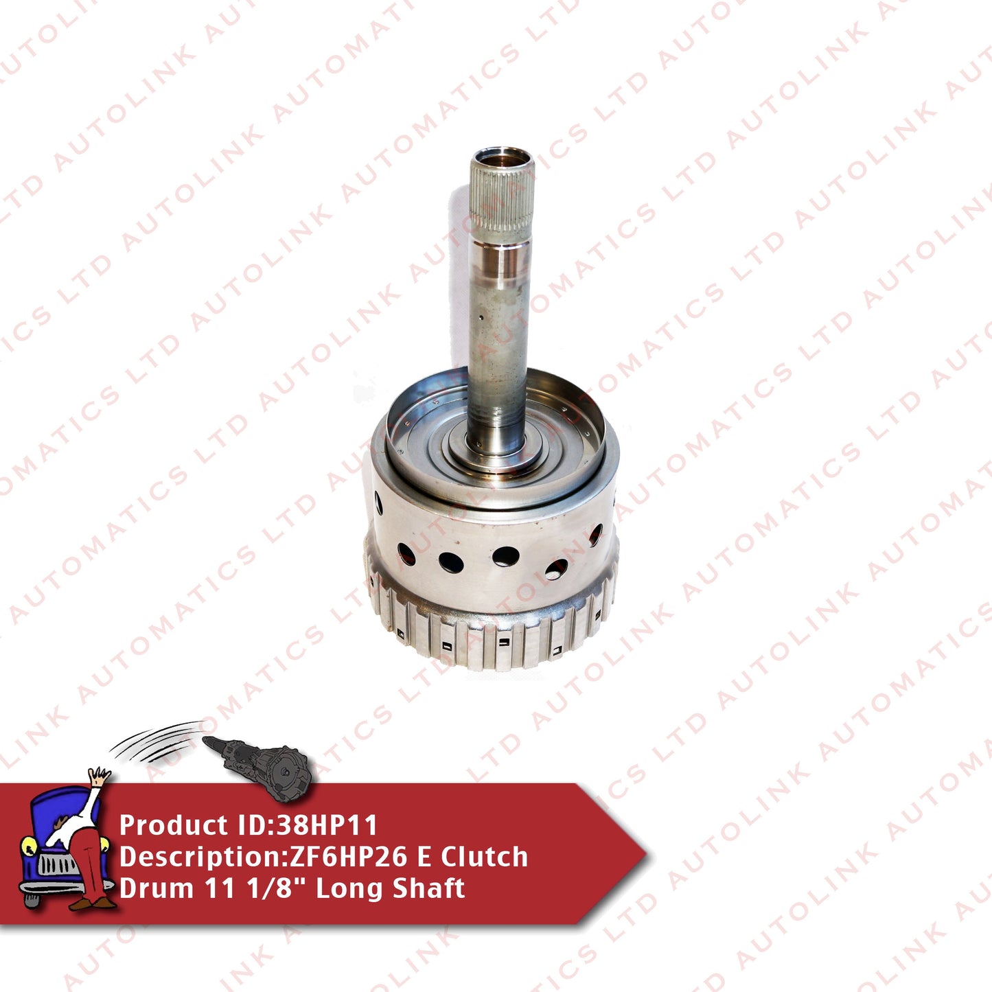 ZF6HP26 E Clutch Drum 11 1/8" Long Shaft