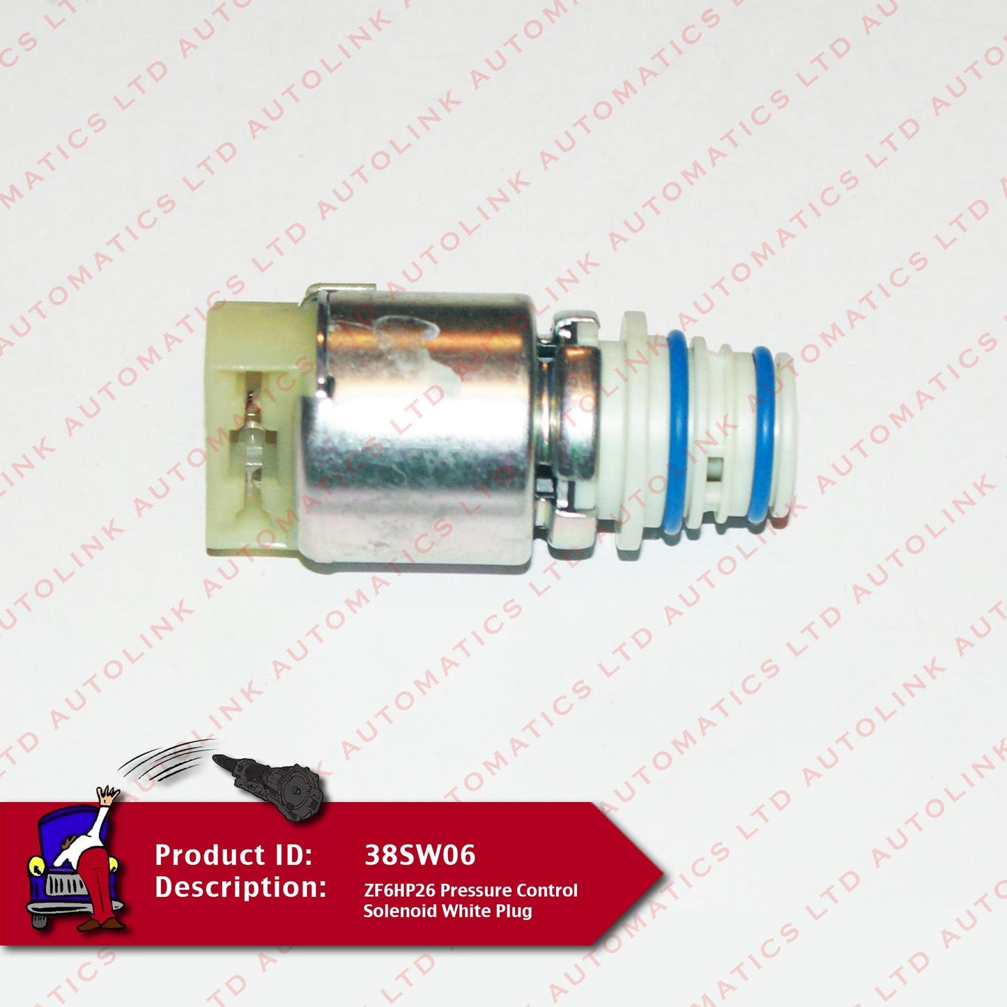 ZF6HP26 Pressure Control Solenoid White Plug