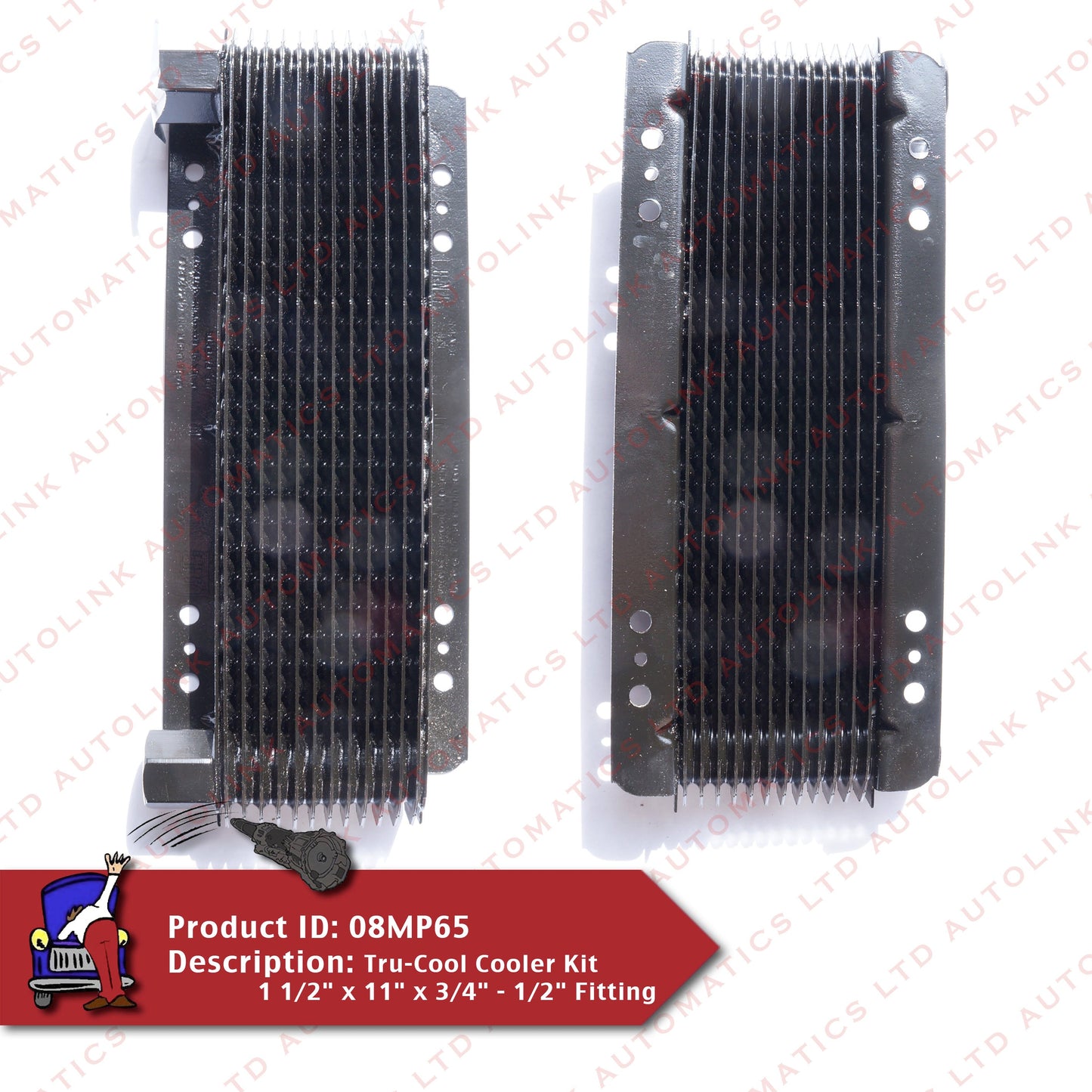 Tru-Cool Cooler Kit 1 1/2" x 11" x 3/4" - 1/2" Fitting