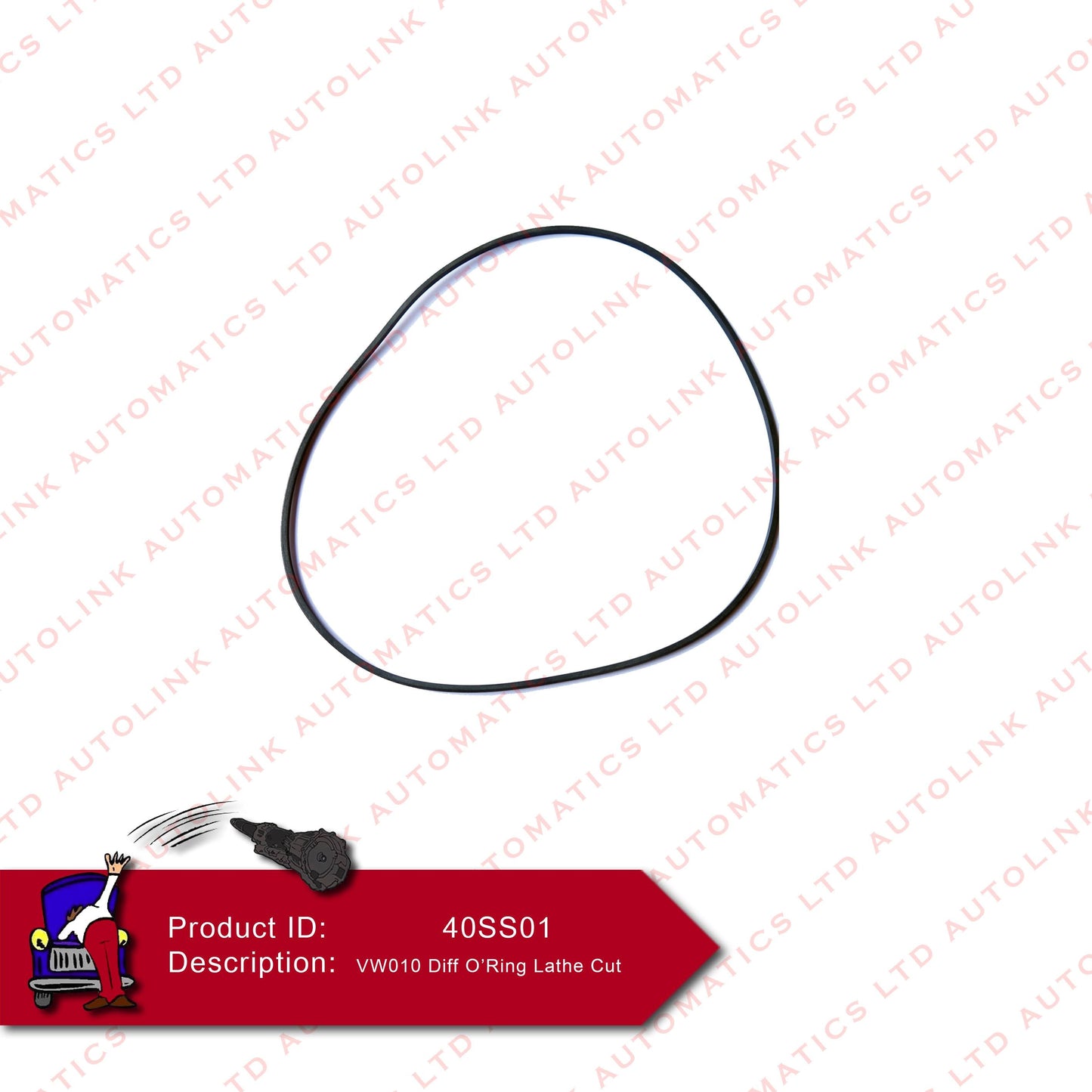 VW010 Diff O'Ring Lathe Cut