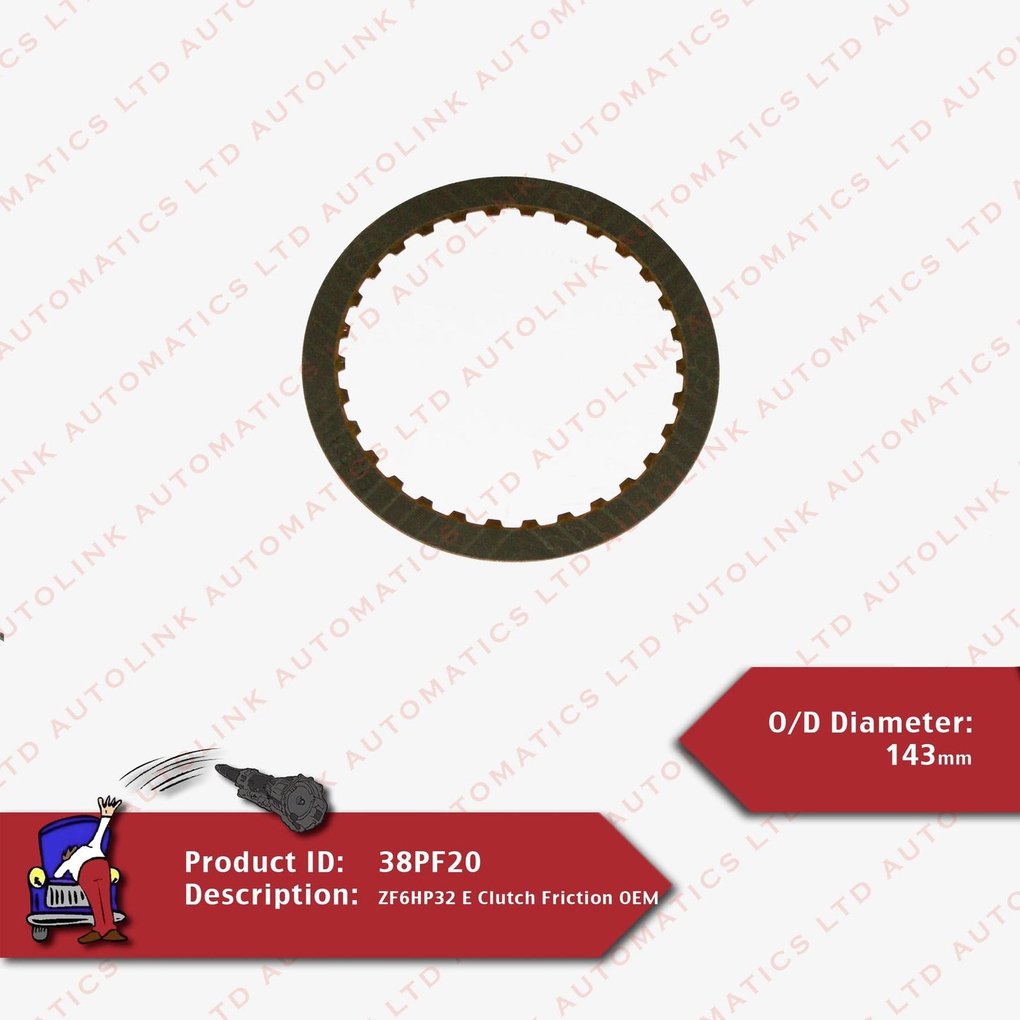 ZF6HP32 E Clutch Friction OEM