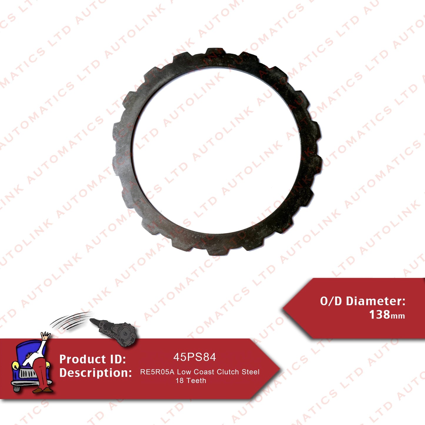 RE5R05A Low Coast Clutch Steel 18 Teeth